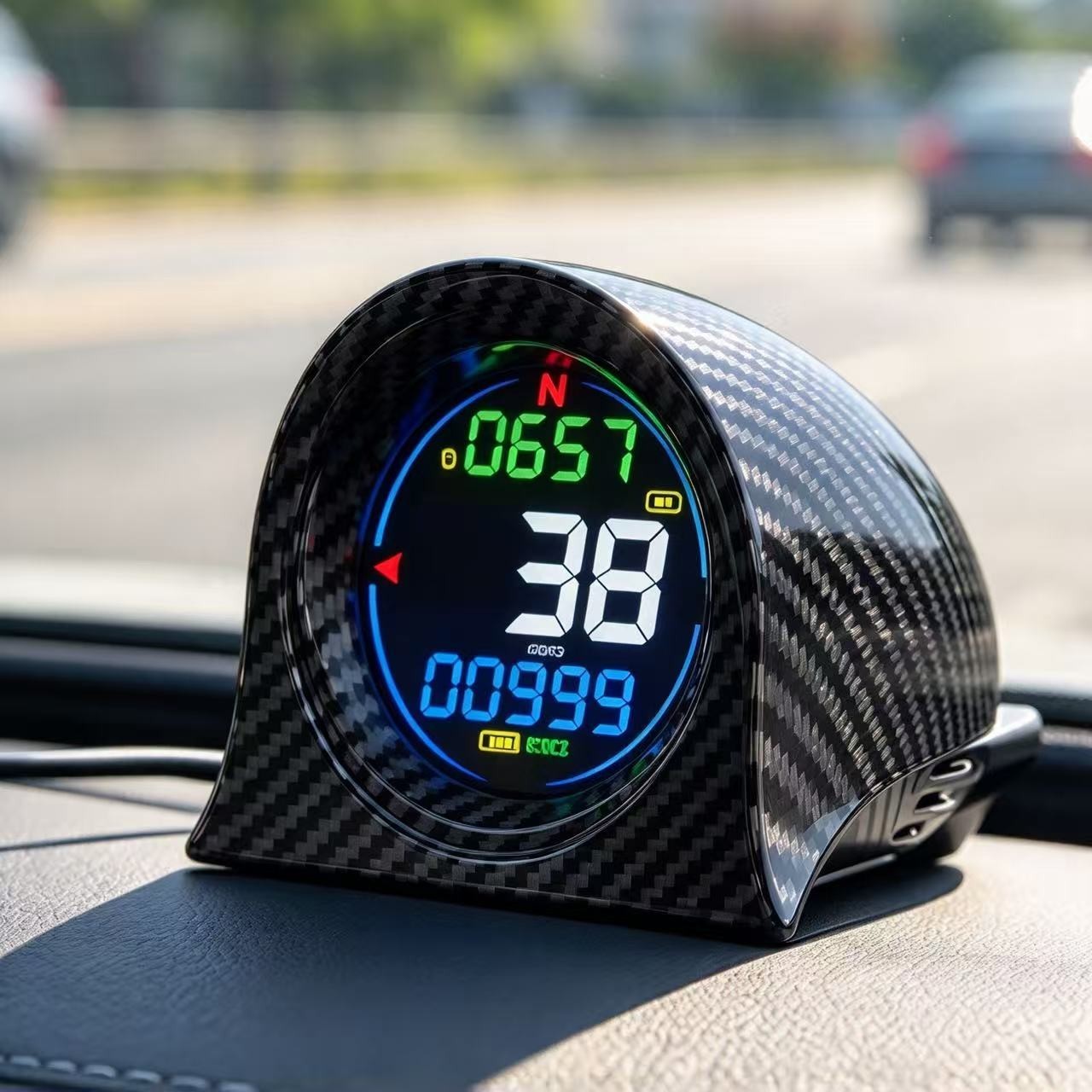 Digital GPS HUD Speedometer Car Heads Up Display MPH KMH Overspeed Alarm Meter Digital GPS HUD Speedometer Car Heads Up Display MPH KMH Overspeed Alarm Meter