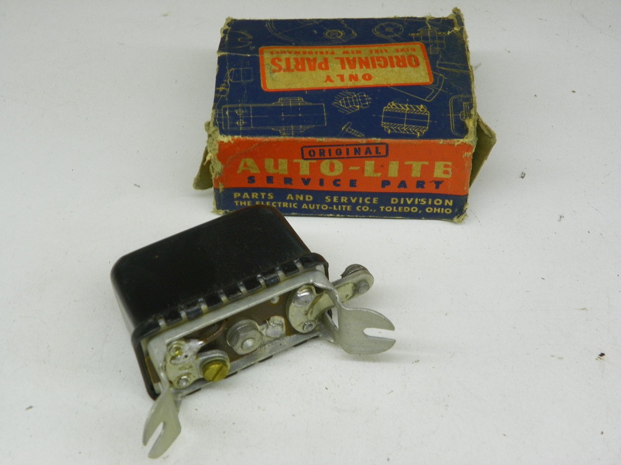 Auto-Lite CB-4014 Generator Cutout NOS for 1923-1942 Chevrolet Dodge Plymouth