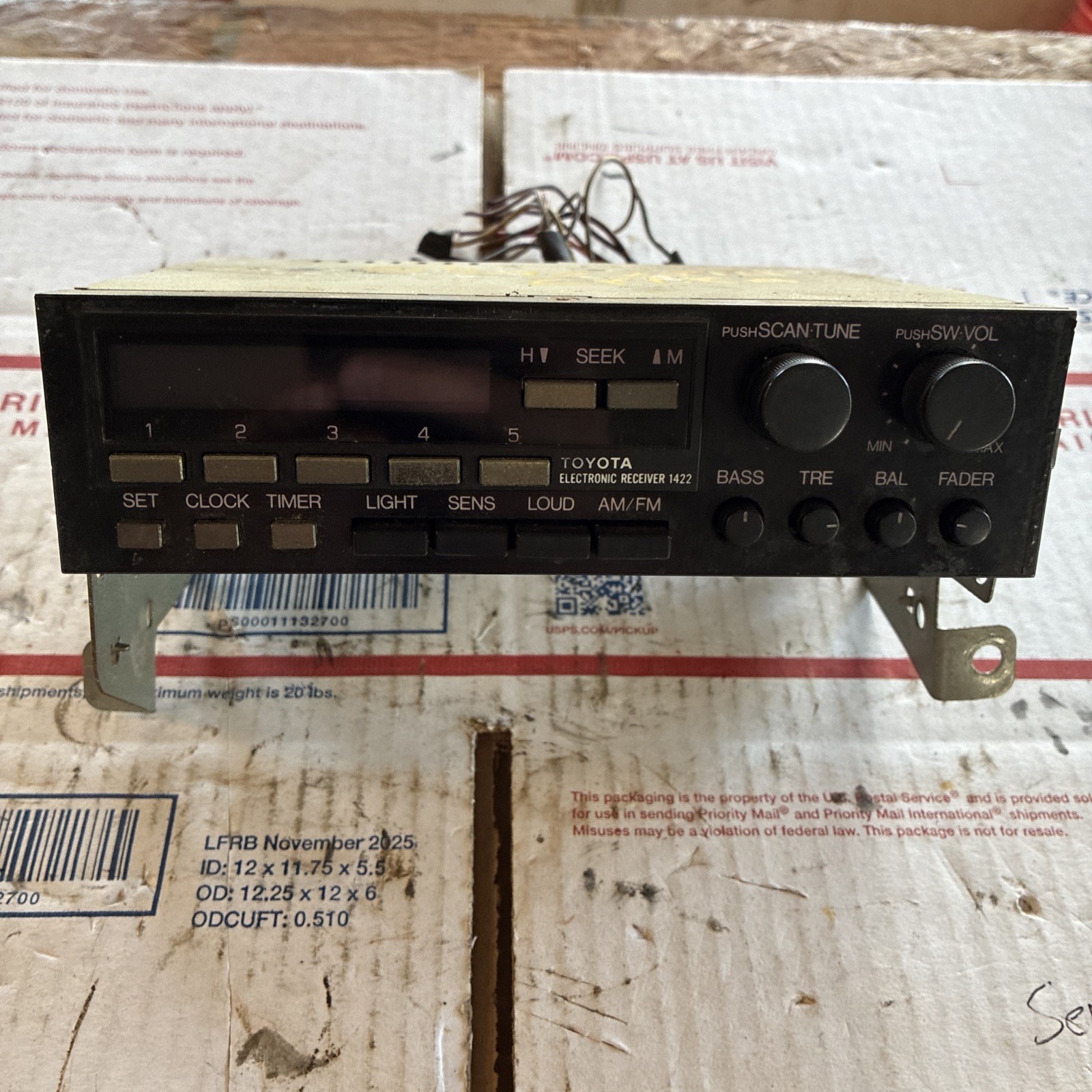 82-85 Toyota Celica Supra AM-FM Radio 82-85 Toyota Celica Supra AM-FM Radio