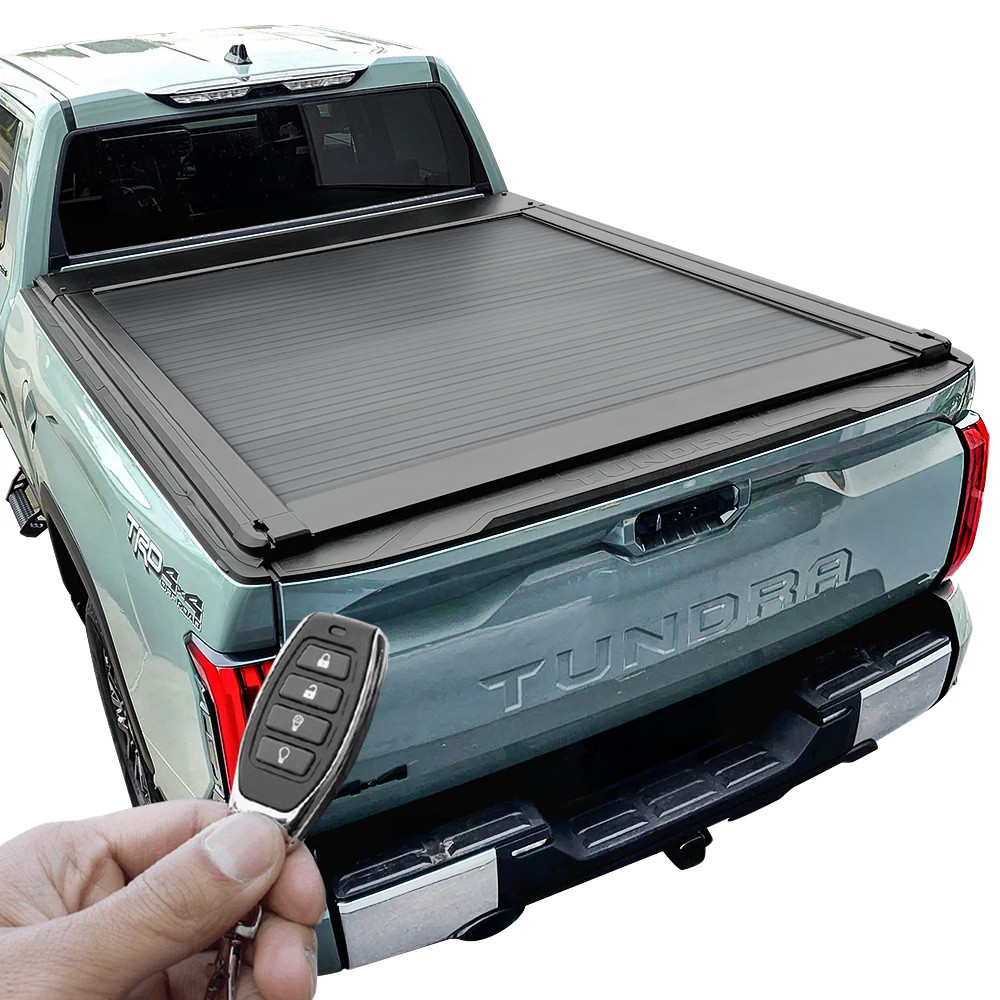 Syneticusa For 2007-26 Tundra 6.5ft (With Deck Rails) Power Retract Truck Cover