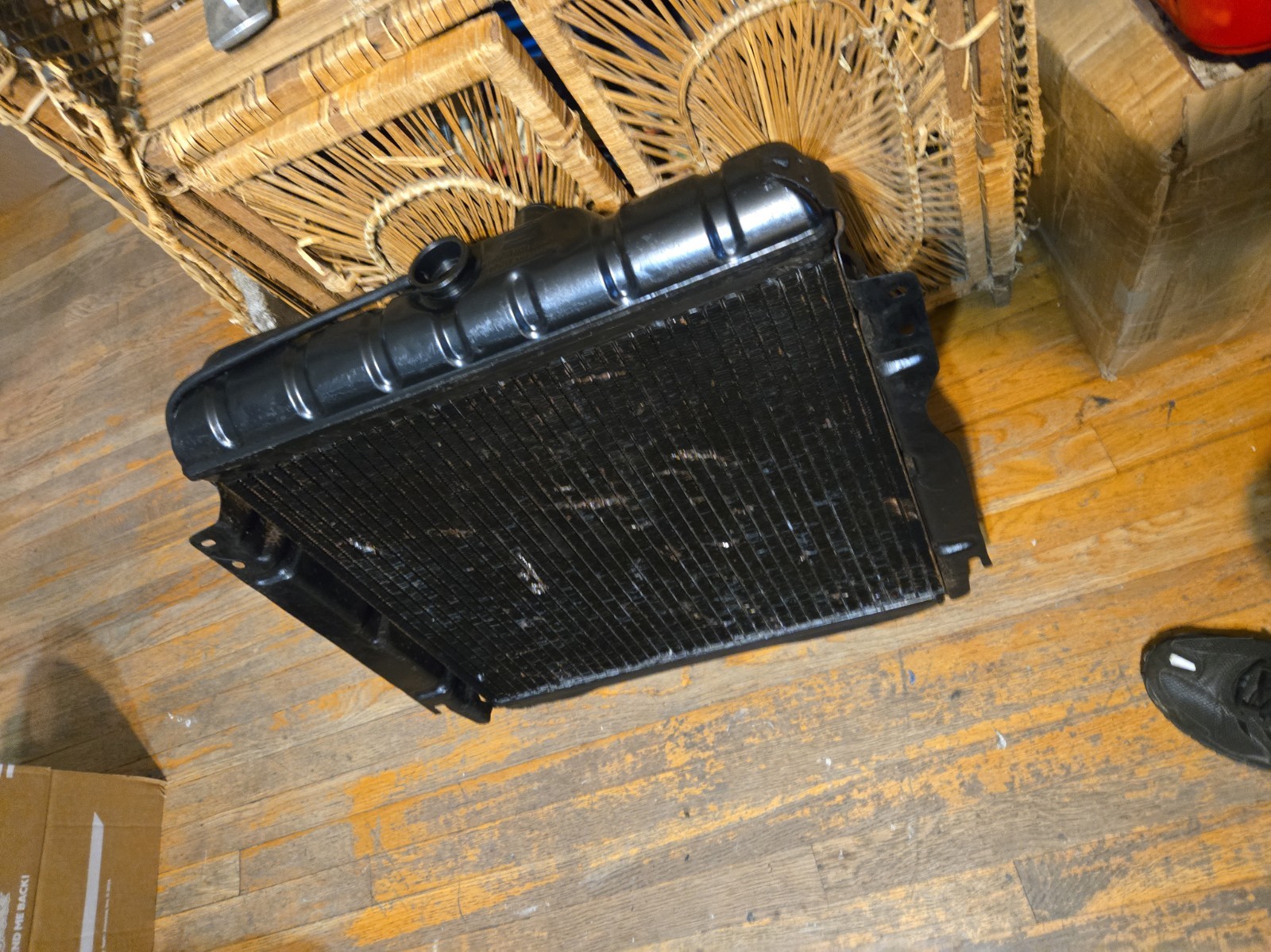 1965 Mopar Radiator Dodge 2524969 B Body 3 Core 22\ 1965 Mopar Radiator Dodge 2524969 B Body 3 Core 22\