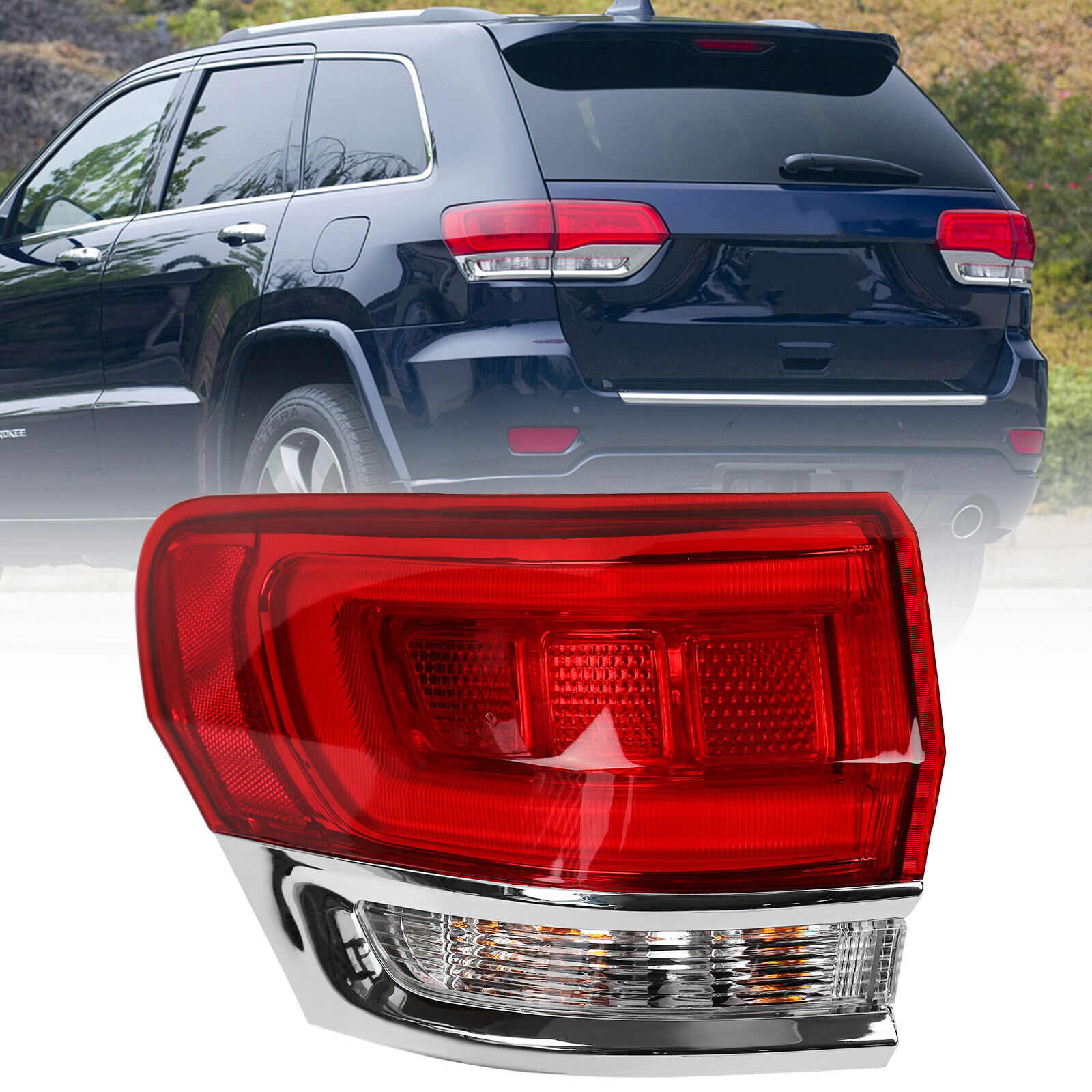 Driver Left Outer Tail Light For Jeep Grand Cherokee 2014-2021 Break tailLamp LH