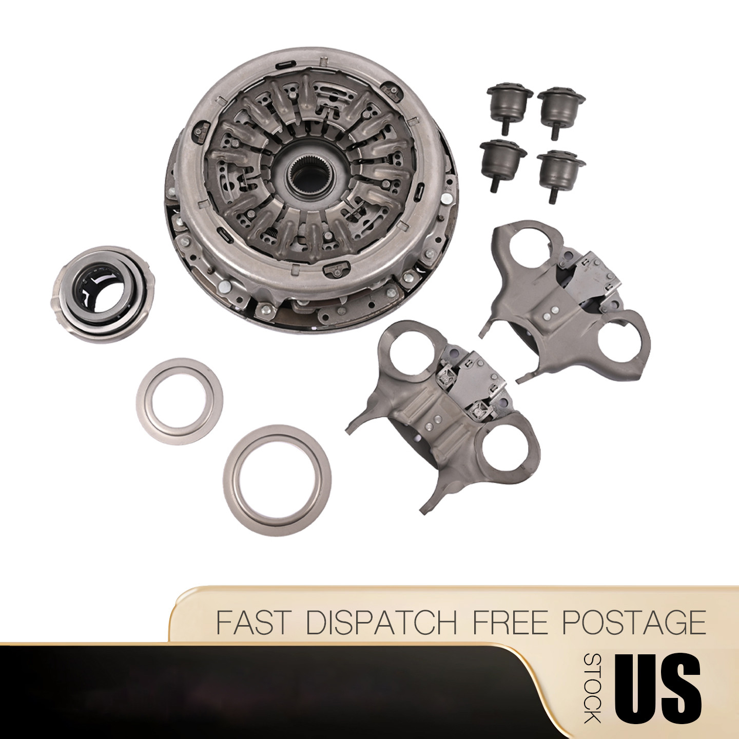 Transmission Dual Clutch Fork Kit Fit 2012-2019 Ford Focus Focus 6DCT250