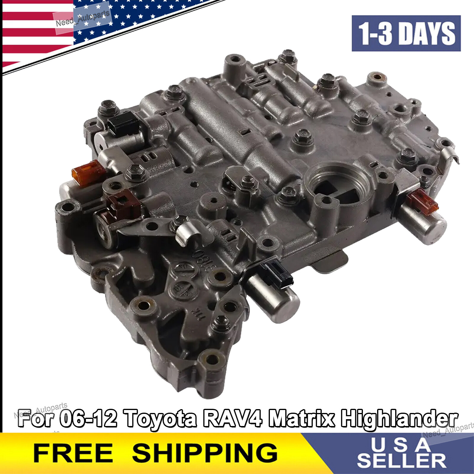 U140E/F U240E/F U241E Transmission Valve Body w/Solenoid for Toyota RAV4 06-12