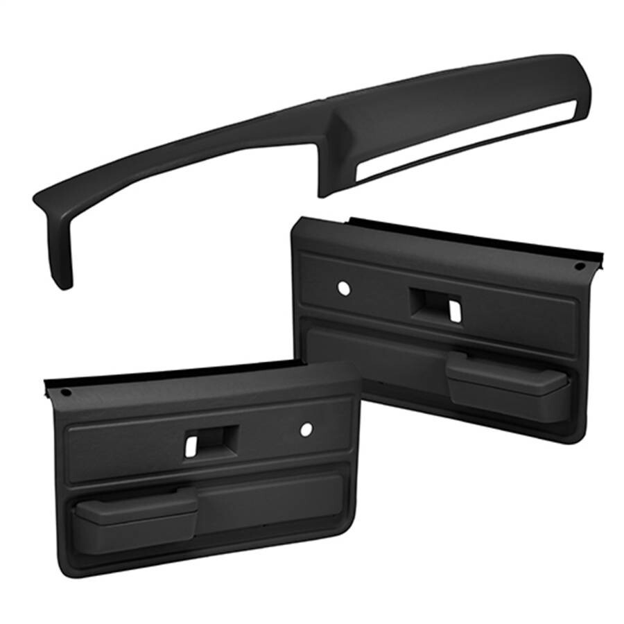 Coverlay Black Door Panel Dash Cover Kit 18-602C33 For 73-76 Chevy GMC Trucks