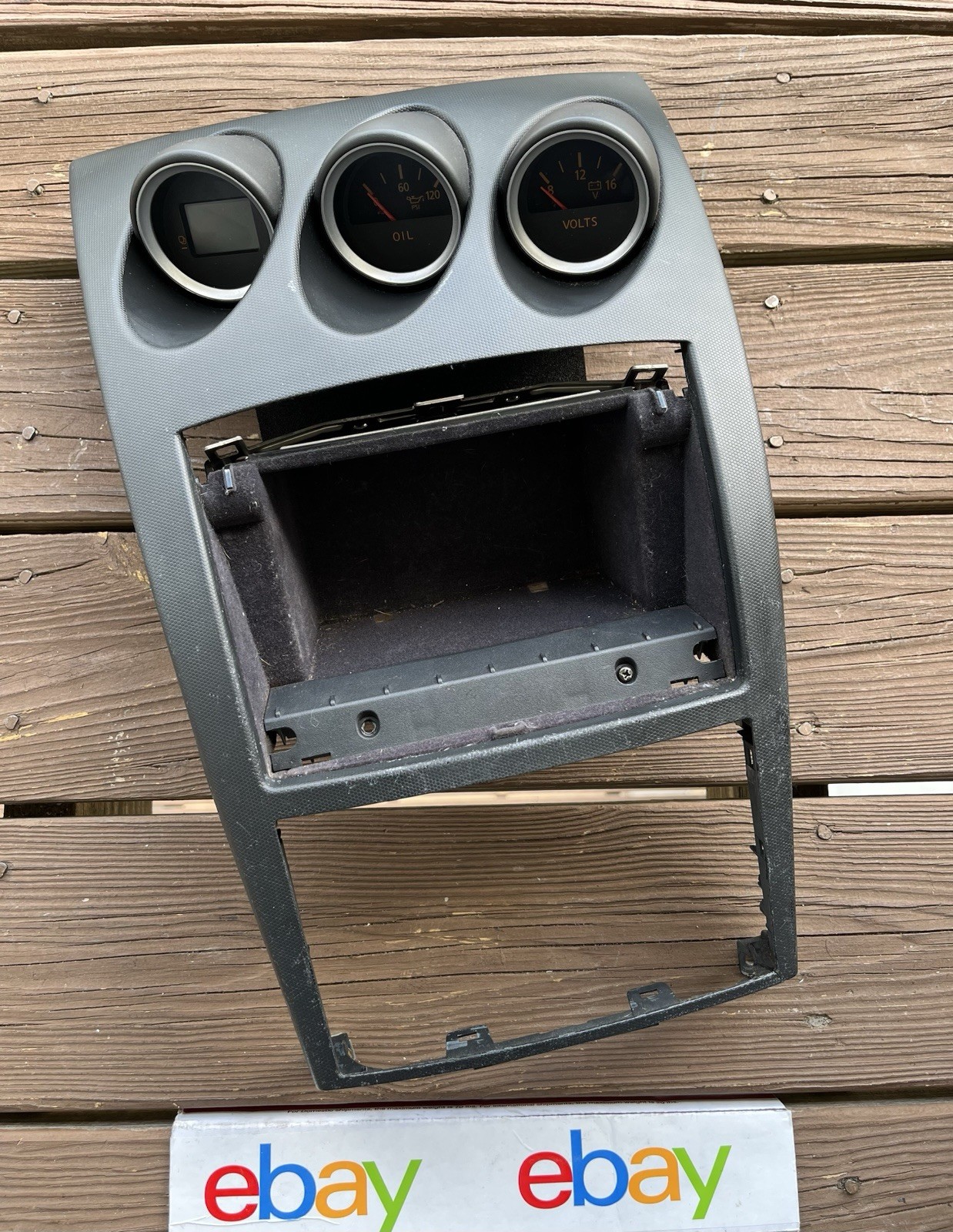 ✅03-05 OEM Nissan 350z Center Waterfall Radio Trim Dash Bezel + Gauges LQQK ✅ ✅03-05 OEM Nissan 350z Center Waterfall Radio Trim Dash Bezel + Gauges LQQK ✅