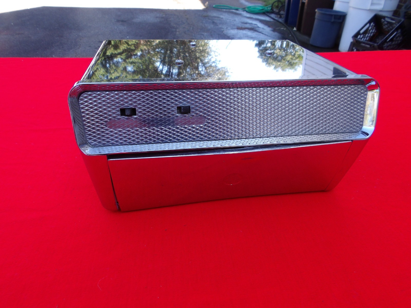 VINTAGE 1950'S 1960'S 45-RPM RECORD PLAYER CHROME UNDER DASH RCA