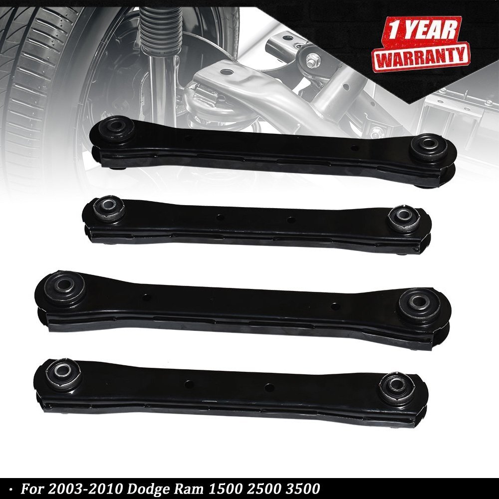 For 03-10 Dodge Ram 2500 4 Wheel Drive Upper & Lower Control Arms with Bushings