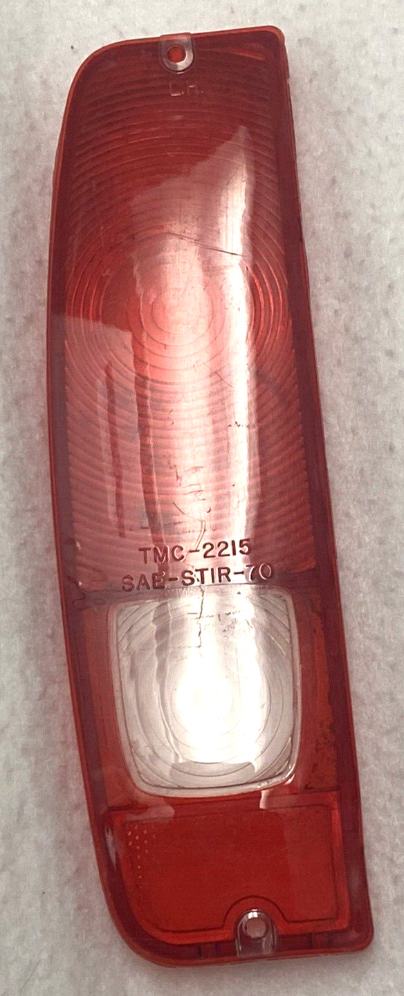 ORIGINAL 65?67-72 FORD F100,PICKUP,TRUCK TAIL LIGHT LENS,TMC-2215,SAE-STIR-70,LH ORIGINAL 65?67-72 FORD F100,PICKUP,TRUCK TAIL LIGHT LENS,TMC-2215,SAE-STIR-70,LH
