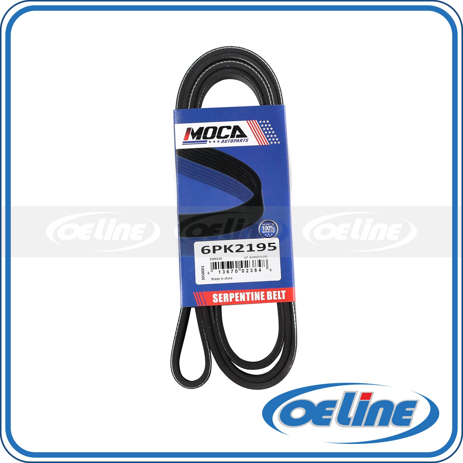 6PK2195 EPDM Serpentine Belt for Chevrolet Ford Cadillac Subaru Jaguar Pontiac 6PK2195 EPDM Serpentine Belt for Chevrolet Ford Cadillac Subaru Jaguar Pontiac