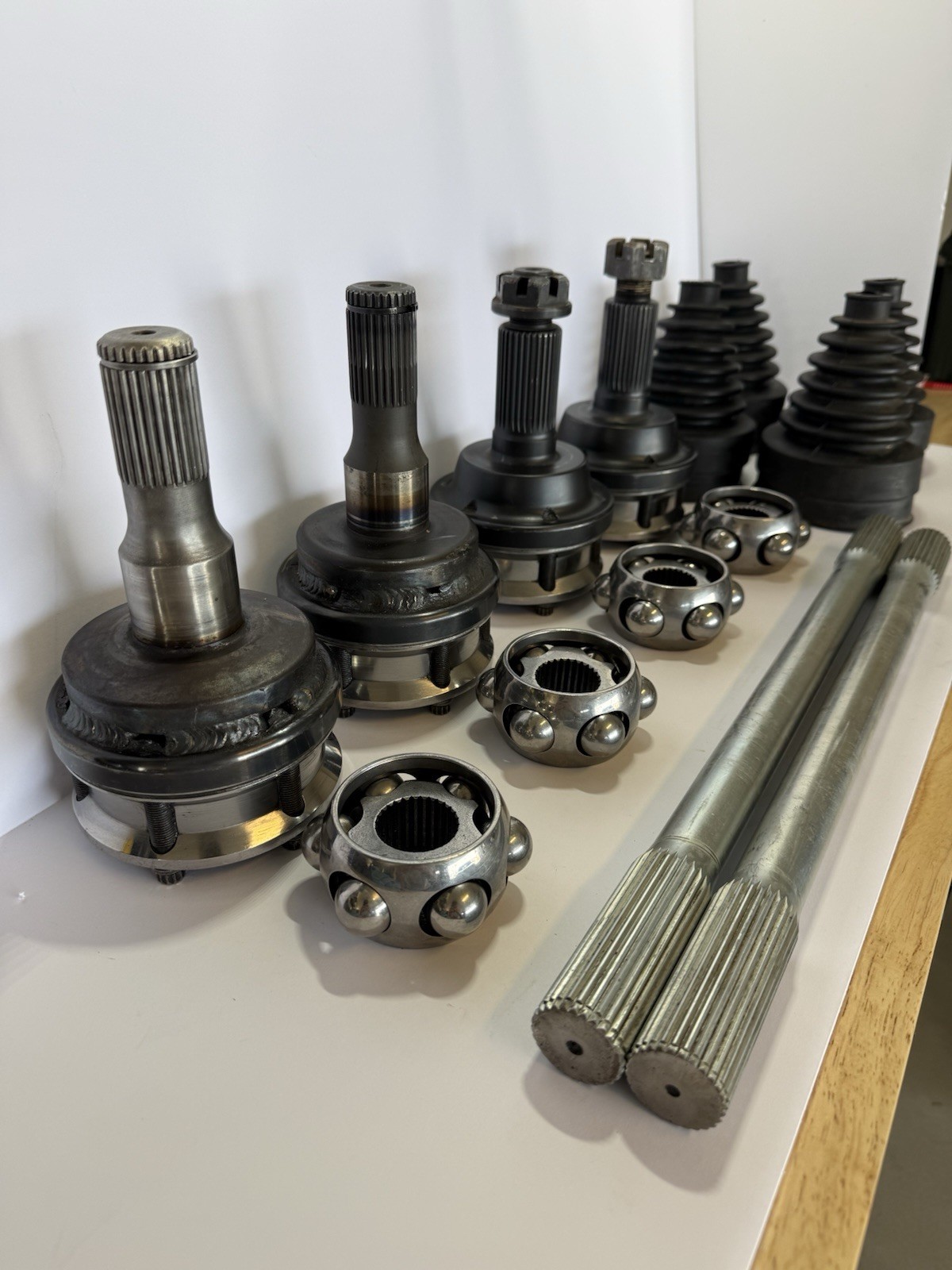 KARTEK Long Travel Solid CV Axles 28 Spline Porsche 930 18” KARTEK Long Travel Solid CV Axles 28 Spline Porsche 930 18”