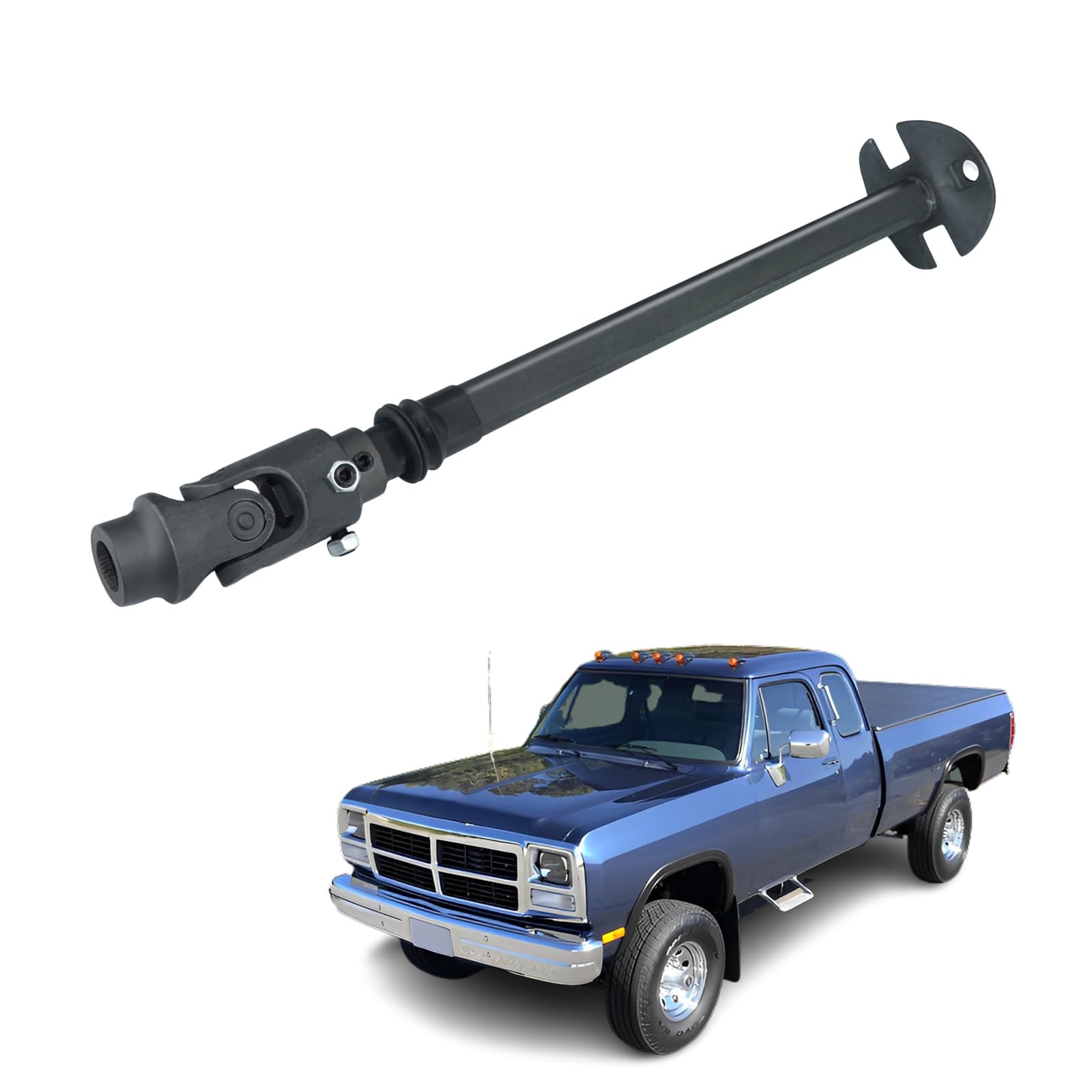 HAWK BROTHER Lower Steering Shaft Column Compatible with 1979-1993... 
