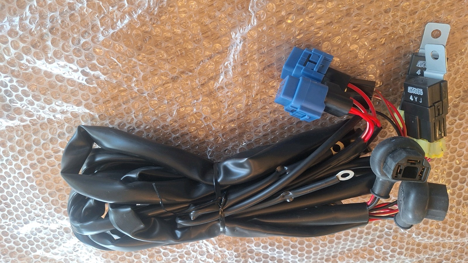 TWO (2) KITS MADE JAPAN OEM Koito Universal H4 Headlamp Wiring Harness Relay 