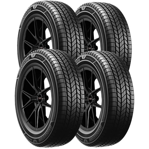 (QTY 4) 285/50R20 Bridgestone Alenza AS Ultra 112V SL Black Wall Tires