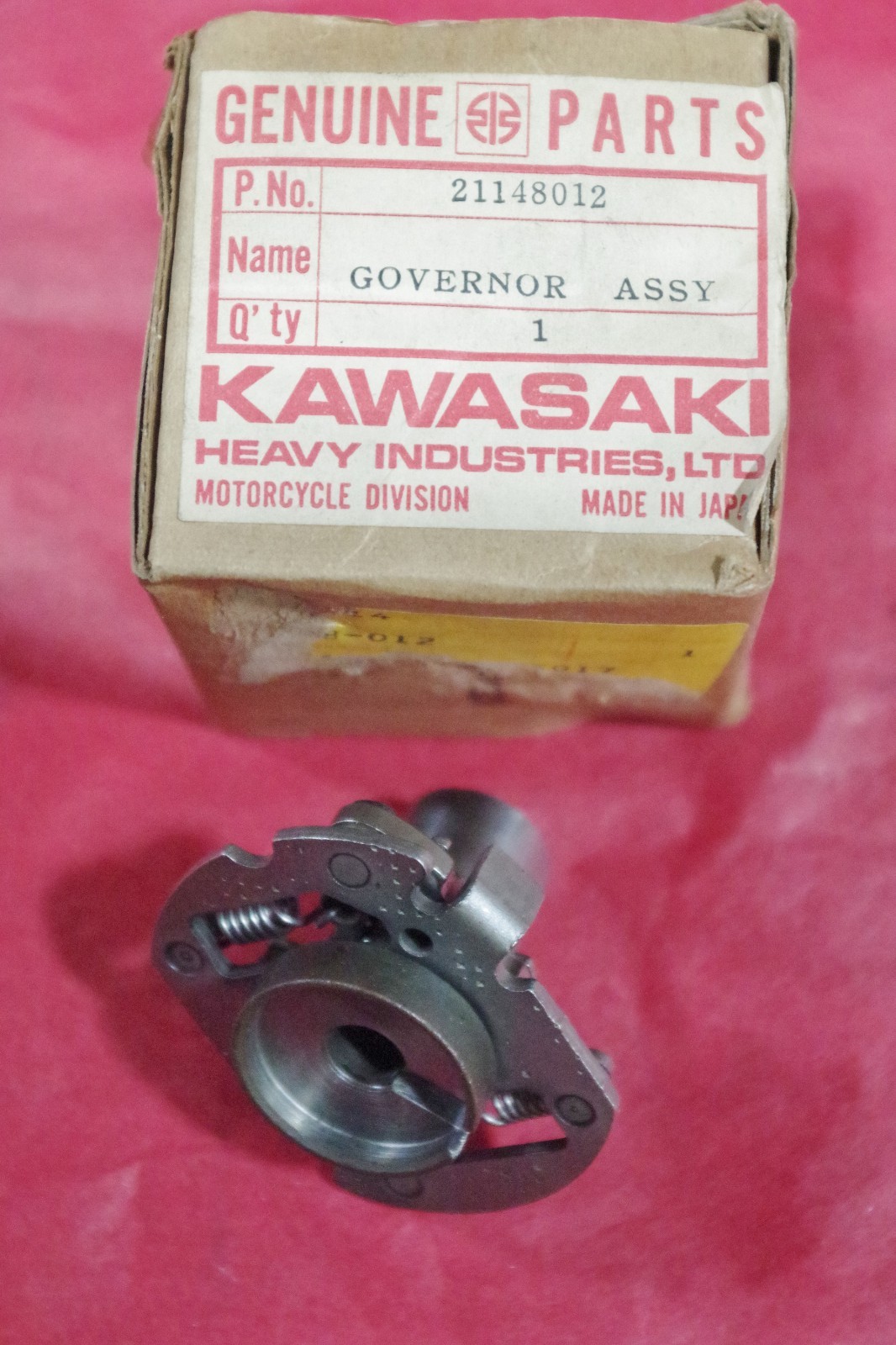 NOS Kawasaki 21148012 Spark Advancer Governor Assembly 1976-1979 KZ750 Twin