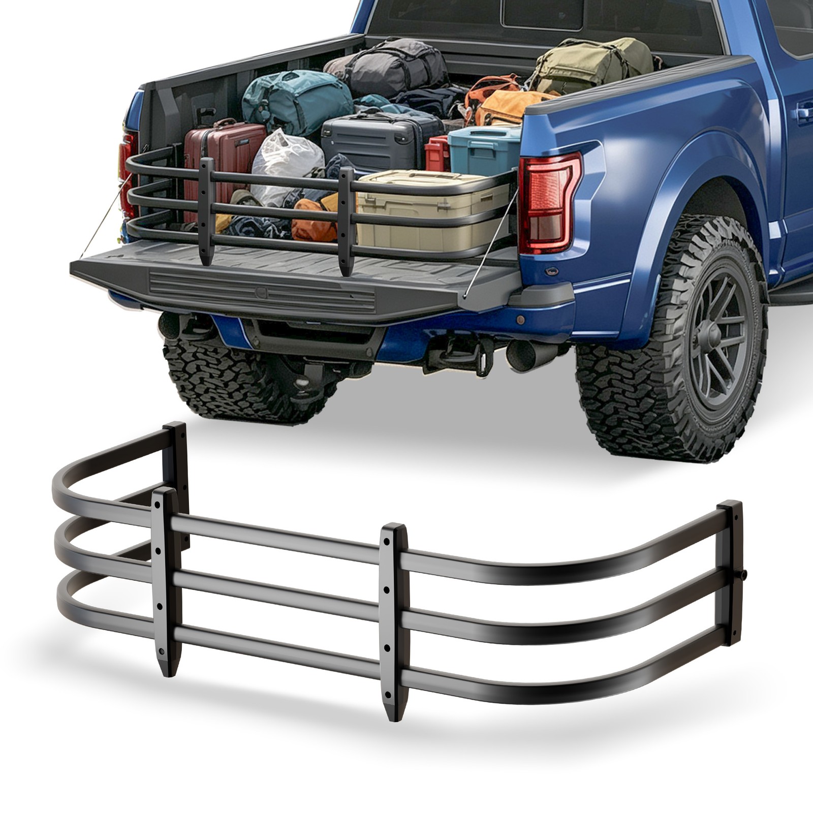 Truck Bed Tailgate Extender Cargo Divider For Silverado 1500 2500 3500 2007-2026