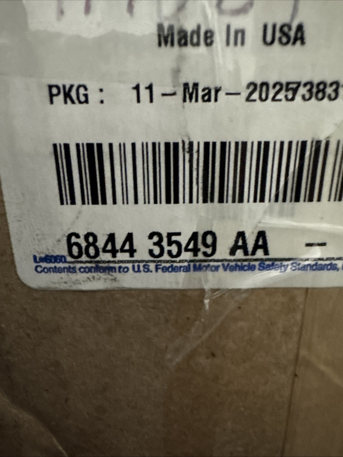 Genuine Mopar Crankcase Breather Cover 68443549AA Genuine Mopar Crankcase Breather Cover 68443549AA