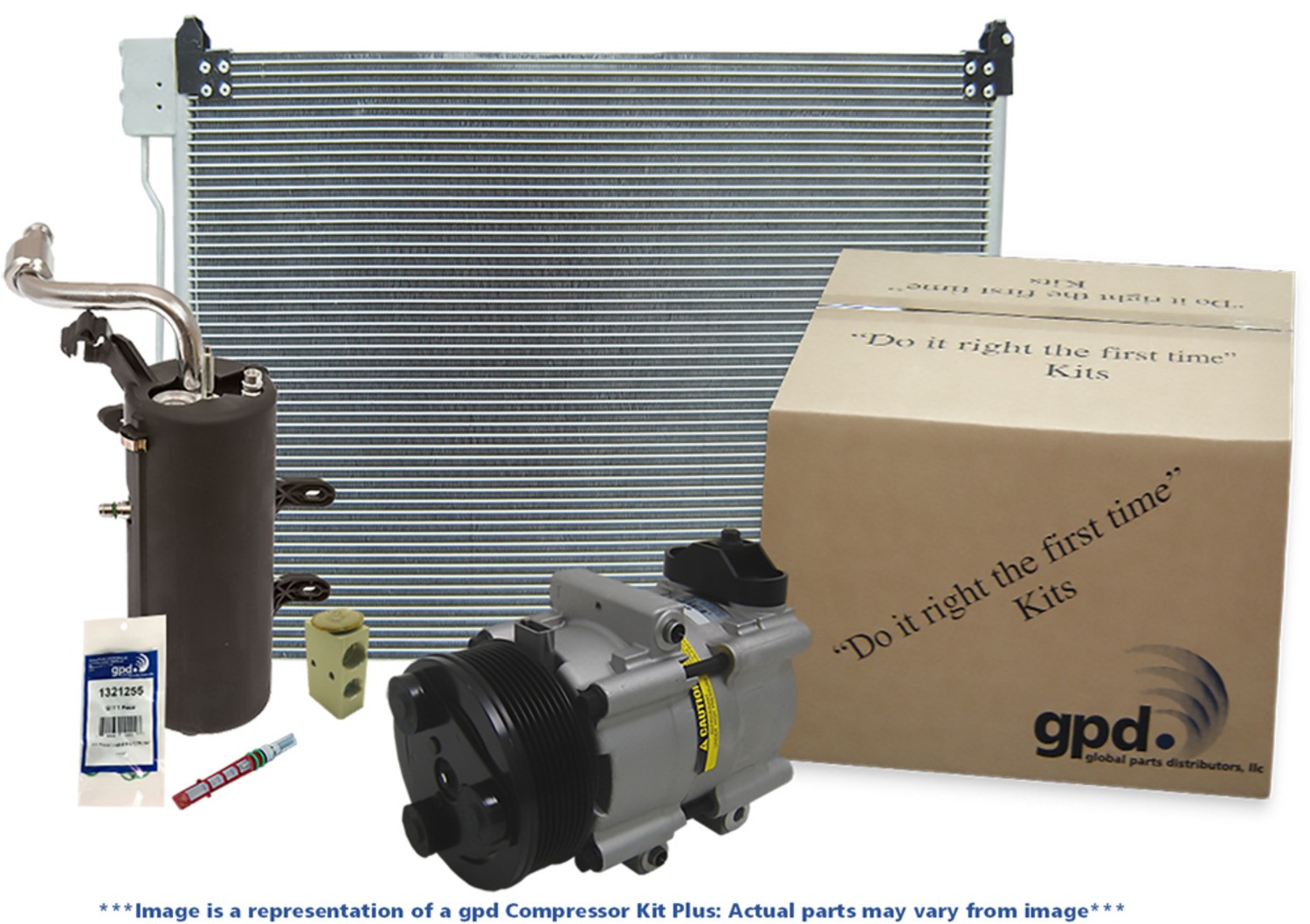 GPD 9612774A A/C Compressor & Condenser Kit fits 96-99 Chevrolet K1500 Suburban GPD 9612774A A/C Compressor & Condenser Kit fits 96-99 Chevrolet K1500 Suburban