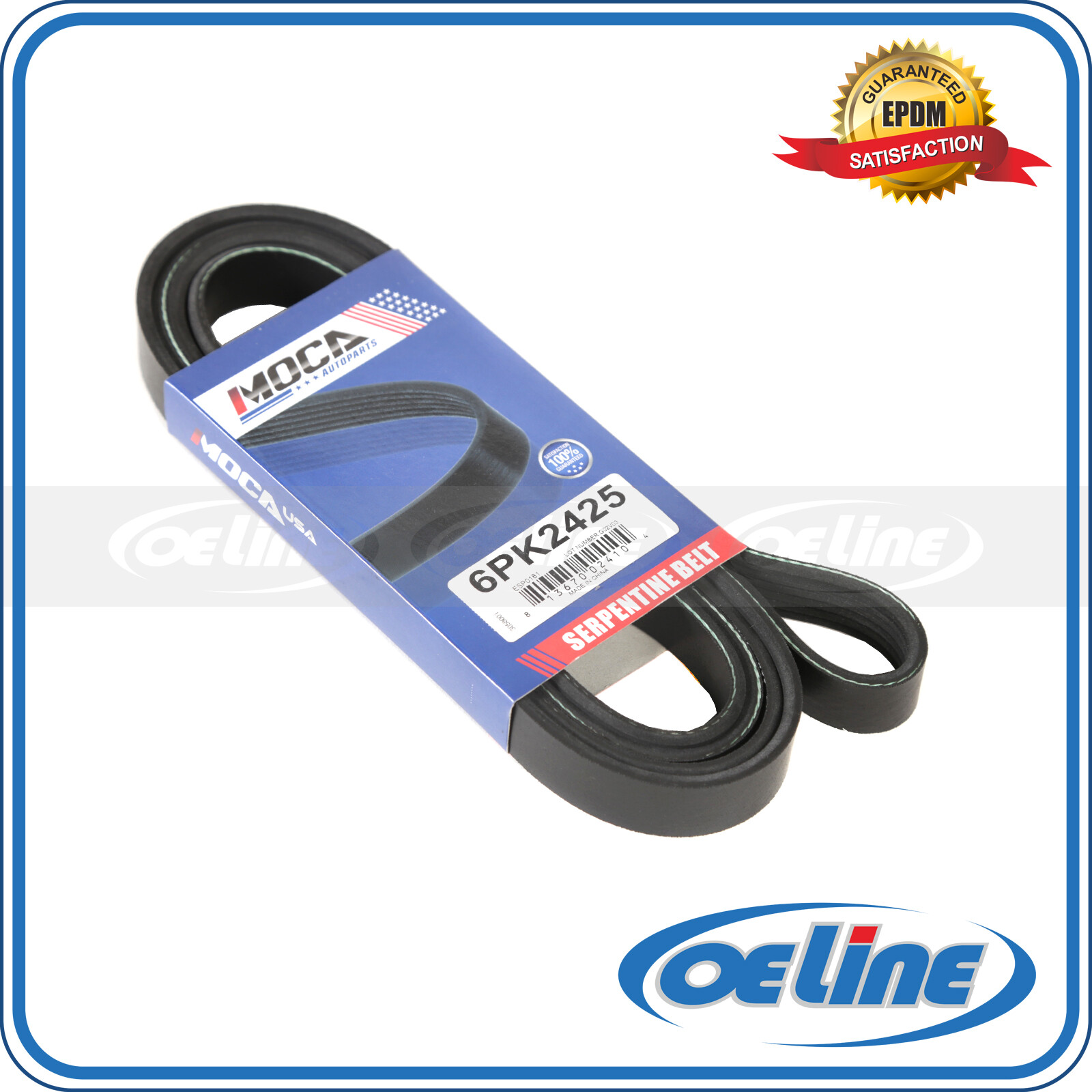 Fit Chevrolet Silverado Ford Freestar Volvo XC90 GMC Serpentine Belt 6PK2425 Fit Chevrolet Silverado Ford Freestar Volvo XC90 GMC Serpentine Belt 6PK2425