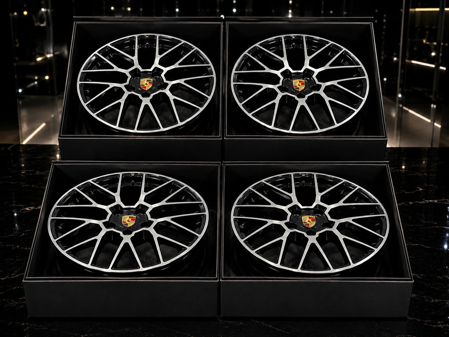20 Porsche Cayenne S Sport Wheels Rims OEM SPECS FOR 2014-24 Germany 20x9.5  Set