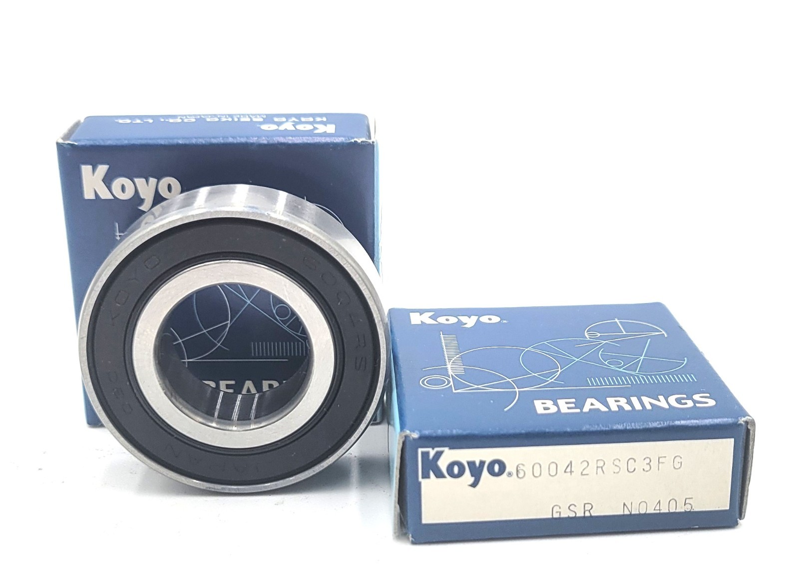 KOYO REAR WHEEL BEARING KAWASAKI KDX200 \'86-06 KDX220 \'98-05  6004-2RS  20/42/12