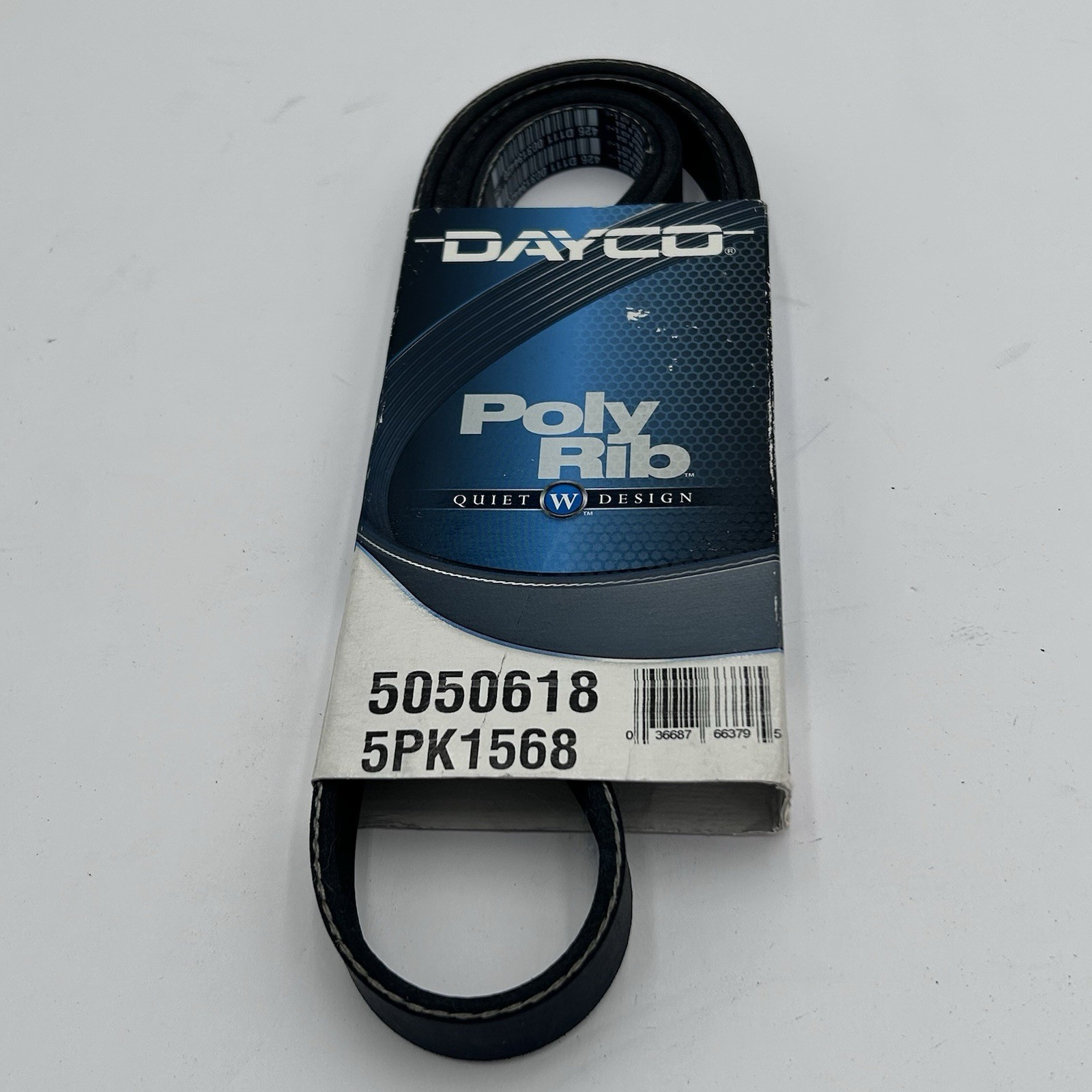 Serpentine Belt Dayco 5050618 Poly Rib Quiet Design. Made in the USA