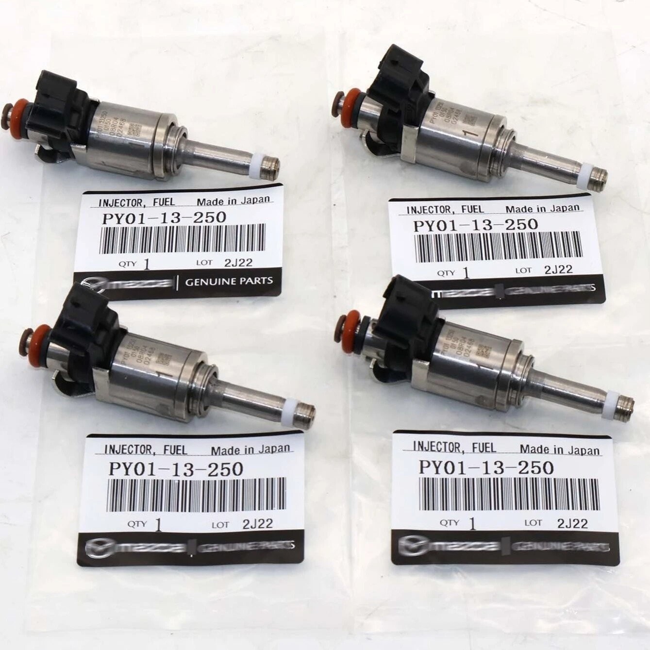 Fuel Injector Set 4PCS PY01-13-250 Fit For Mazda CX-5 2.5L 2014-2025 Replacement Fuel Injector Set 4PCS PY01-13-250 Fit For Mazda CX-5 2.5L 2014-2025 Replacement