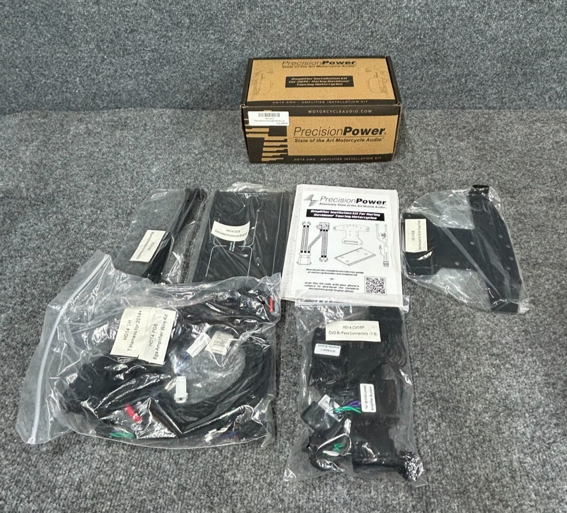 HARLEY 14-23 ROAD GLIDE Precision Power HD14.AWK Amplifier Installation Kit
