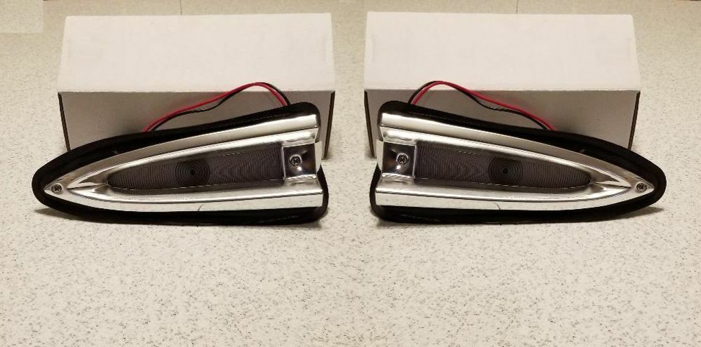 1959 Chevrolet Park Light Assembly Pair Full Size & El Camino Models LH RH New