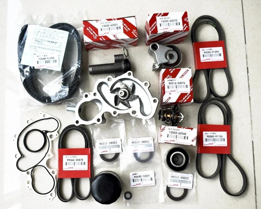 16100-69398 Genuine OEM Timing Belt & Water Pump Kit For 4Runner 3.4L V6 5VZFE 16100-69398 Genuine OEM Timing Belt & Water Pump Kit For 4Runner 3.4L V6 5VZFE