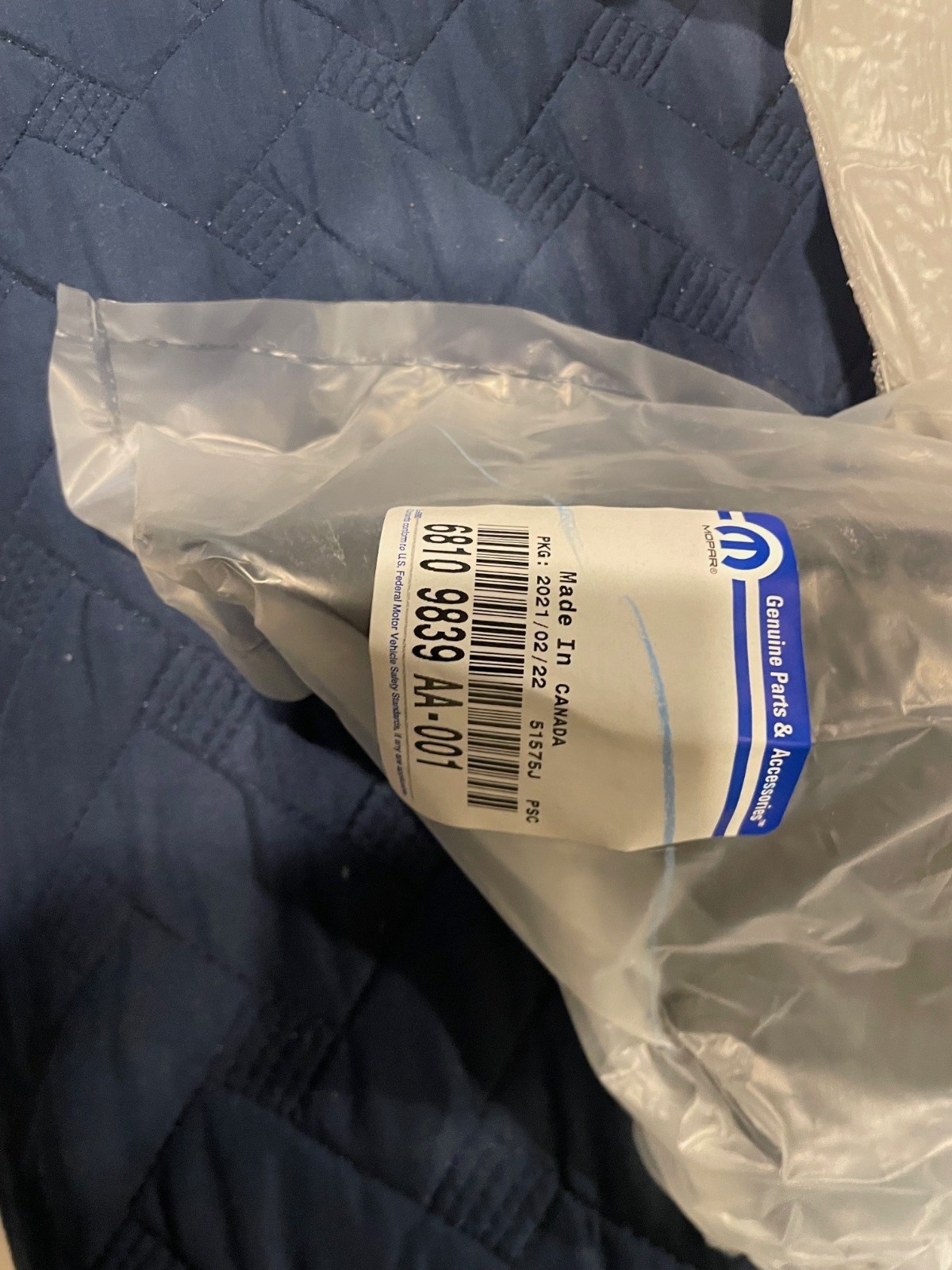 Mopar 68109839AA Close-Out Cover Mopar 68109839AA Close-Out Cover