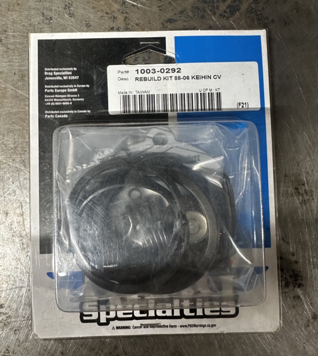 NEW OLD STOCK Drag Specialties 1003-0292 Keihin CV Carburetor Rebuild Kit Harley