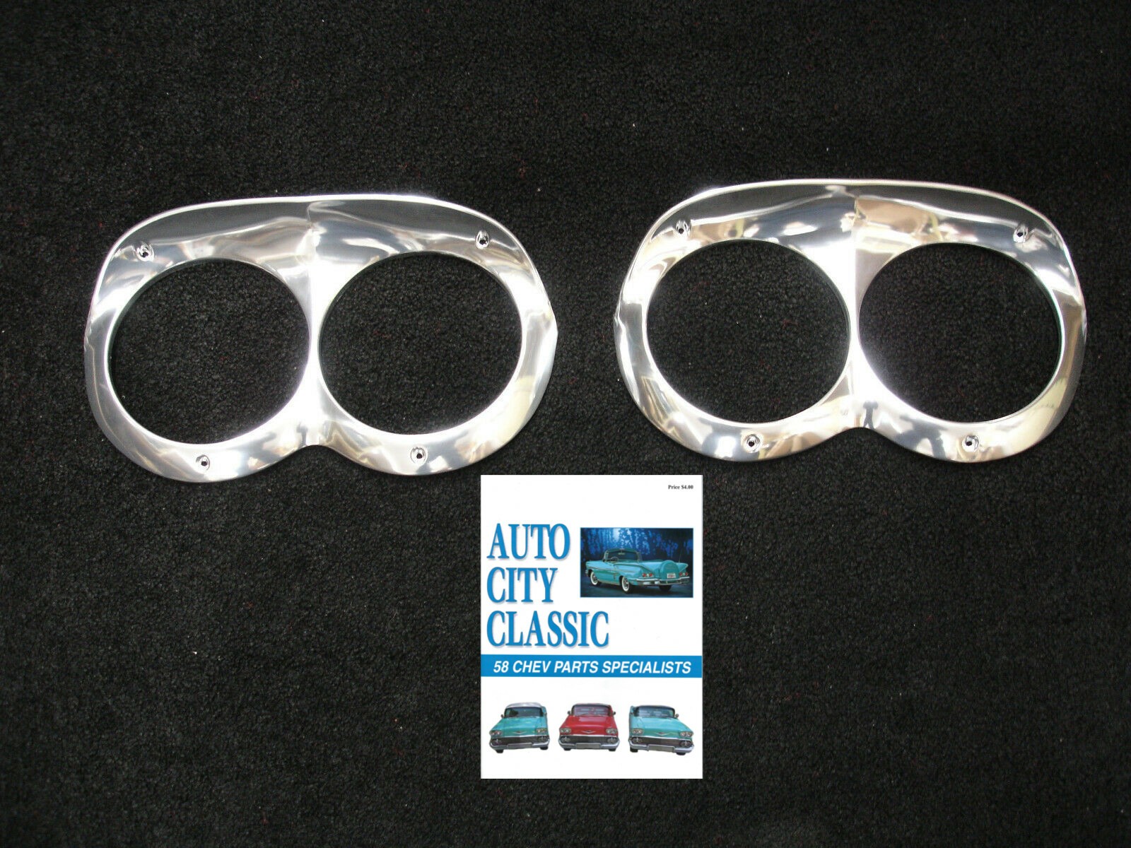 1958 Chevrolet headlight bezel NEW 1958 Chevrolet headlight bezel NEW