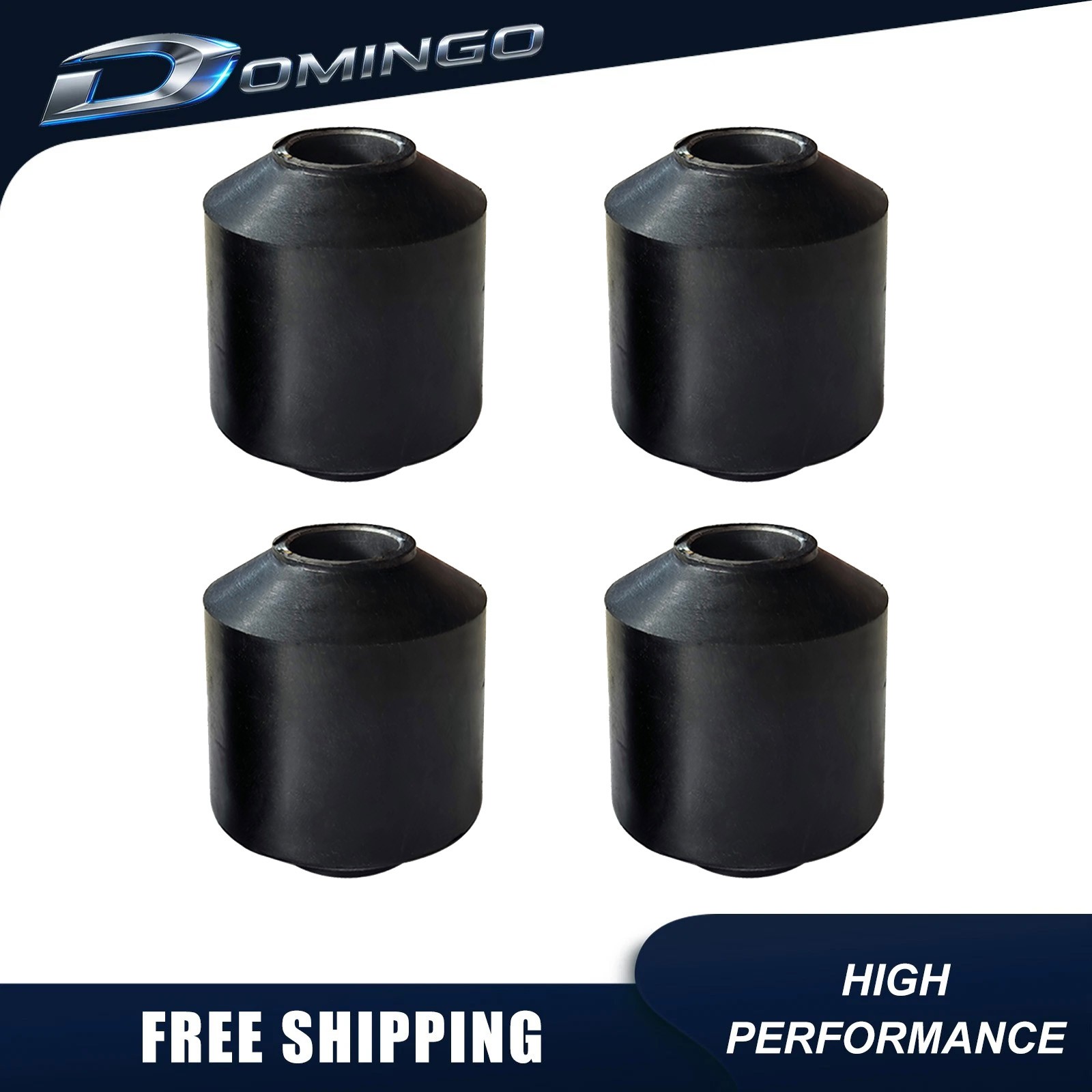 4‑Pack Rubber Trailer Spring Bushing 3/4\