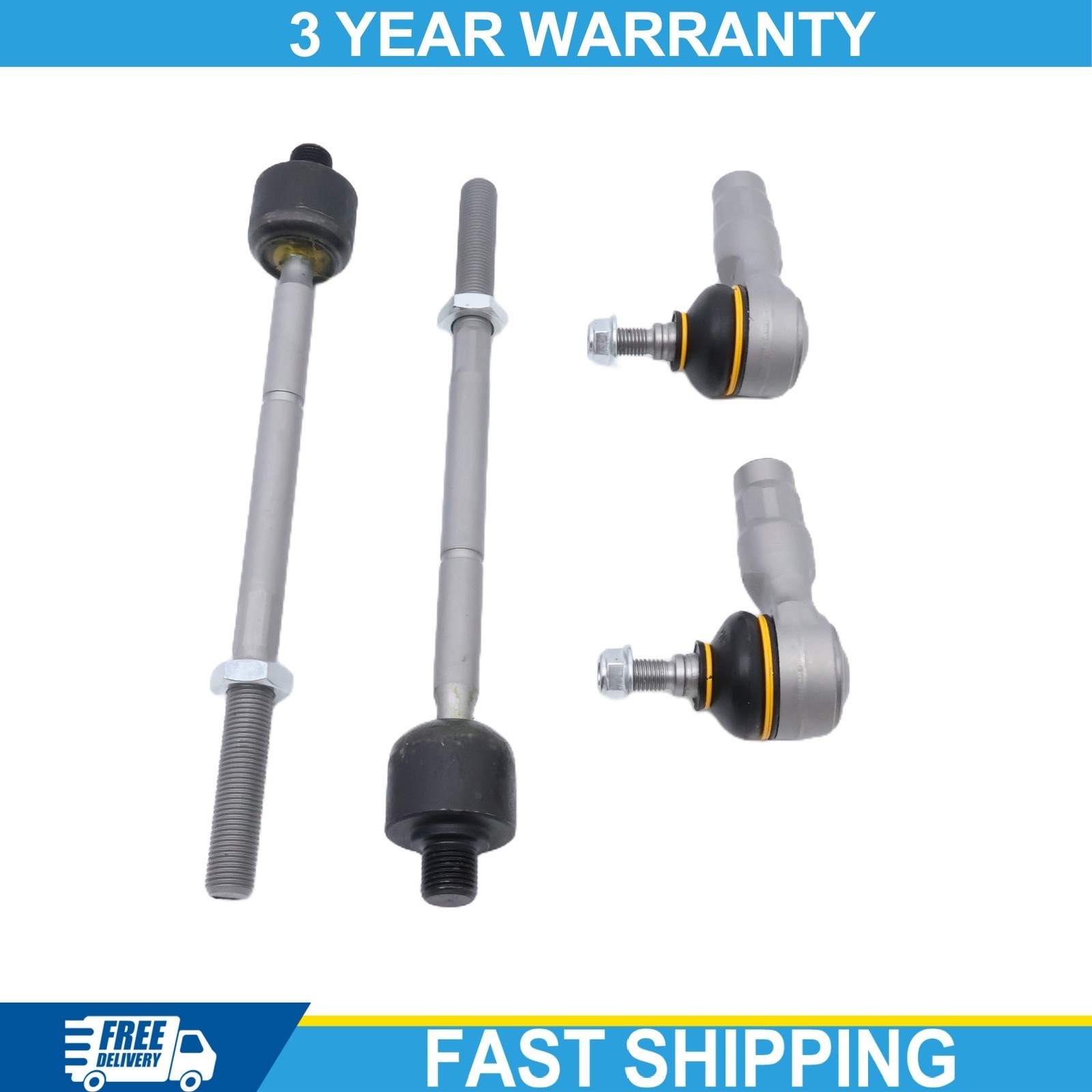 Front Outer Inner Left Right Tie Rod End Kit Fits Maserati Granturismo