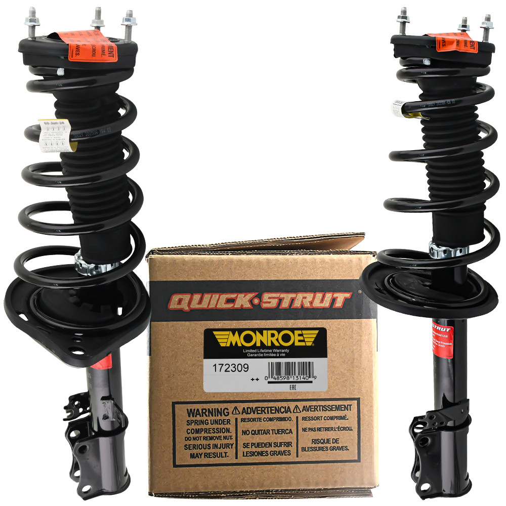 Pair Monroe Rear Strut w/ Coil Spring for Toyota Avalon Camry 172310 172309