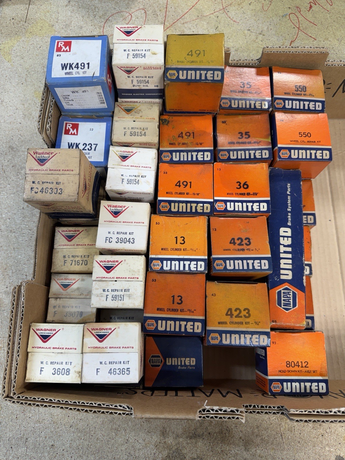 Lot Of Vintage Wheel Cylinder Kits NOS - NAPA, Wagner, RM, Lee Lot Of Vintage Wheel Cylinder Kits NOS - NAPA, Wagner, RM, Lee