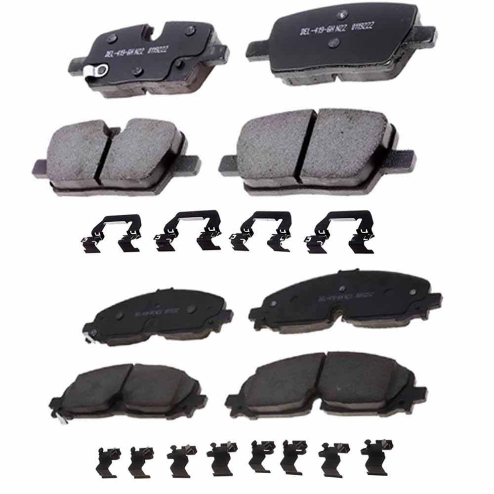 ACDelco OEM Front & Rear Ceramic Brake Pads Kit For 2021-2024 Chevy Blazer