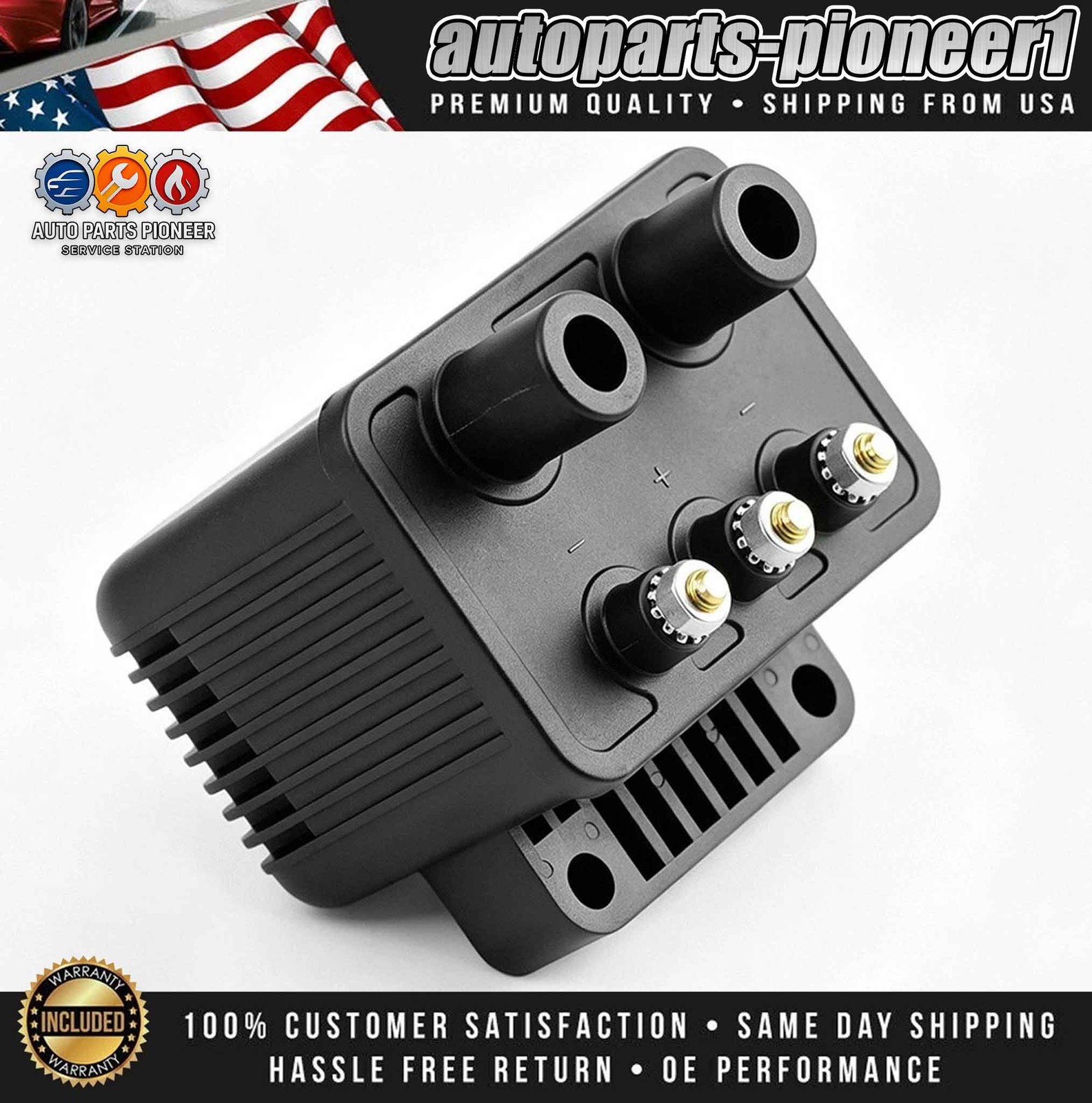 ✅Single Fire Ignition Coil 53-434 Fit Harley Twin Cam Evo Softail Dyna Touring✅ ✅Single Fire Ignition Coil 53-434 Fit Harley Twin Cam Evo Softail Dyna Touring✅