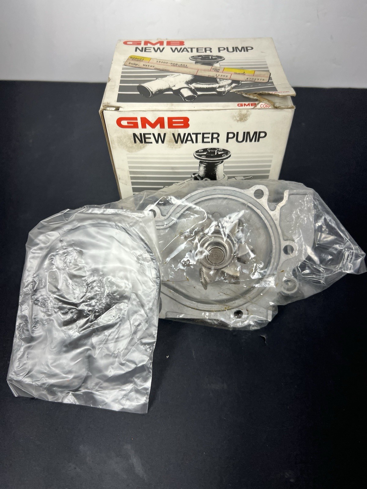 Genuine GMB Water Pump 19200-PUB-A01 for Honda/Acura New Sealed Genuine GMB Water Pump 19200-PUB-A01 for Honda/Acura New Sealed