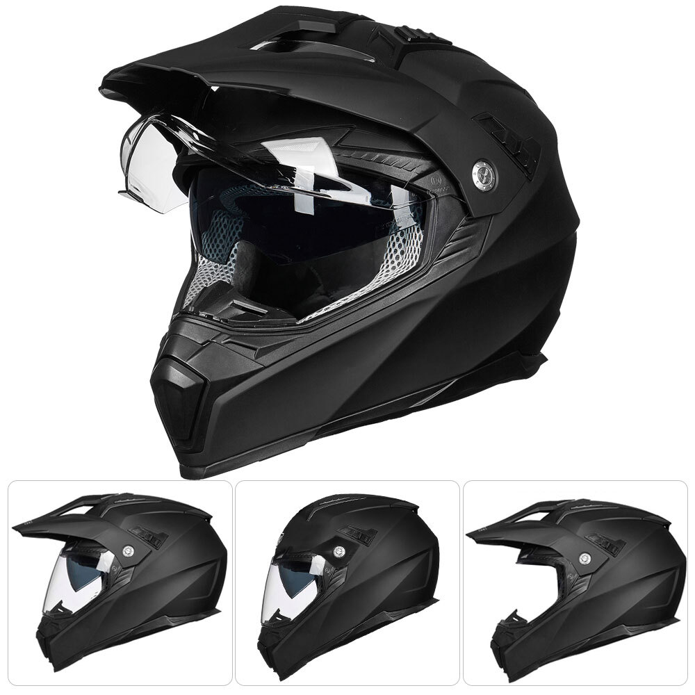 ILM Off Road Motorcycle Dual Sport Helmet Full Face Sun Visor Dirt Bike ATV DOT ILM Off Road Motorcycle Dual Sport Helmet Full Face Sun Visor Dirt Bike ATV DOT