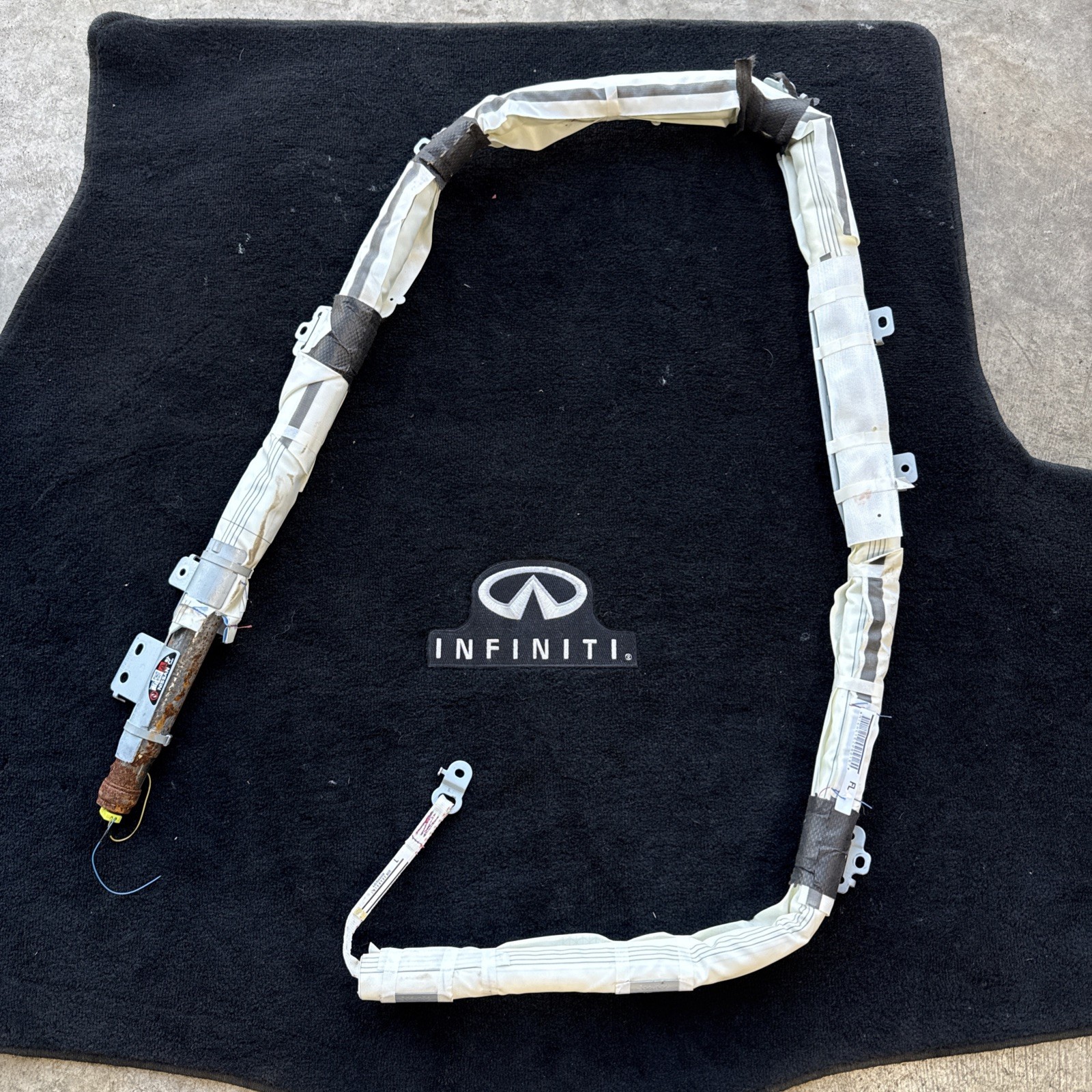 2014-2022 INFINITI Q50 LEFT DRIVER LH ROOF SIDE BOLSTER CURTAIN MODULE BAG OEM . 2014-2022 INFINITI Q50 LEFT DRIVER LH ROOF SIDE BOLSTER CURTAIN MODULE BAG OEM .