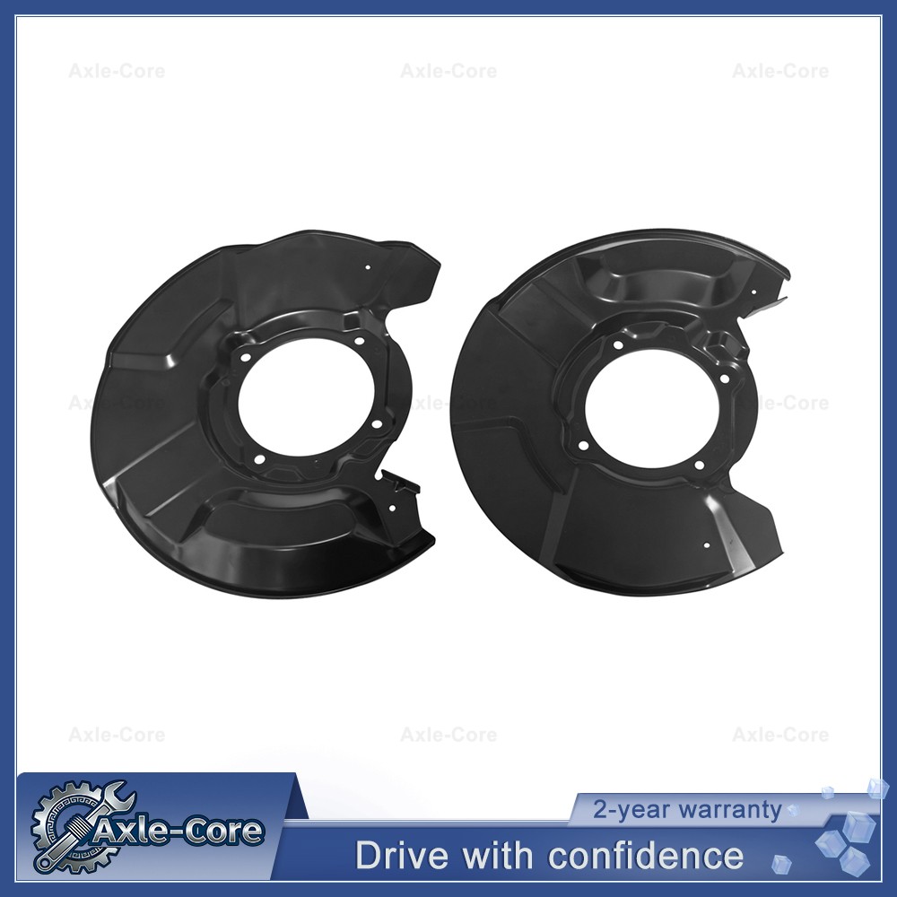 For 2000-07 Toyota Sequoia Tundra Front Left&Right Side Brake Dust Shield pair