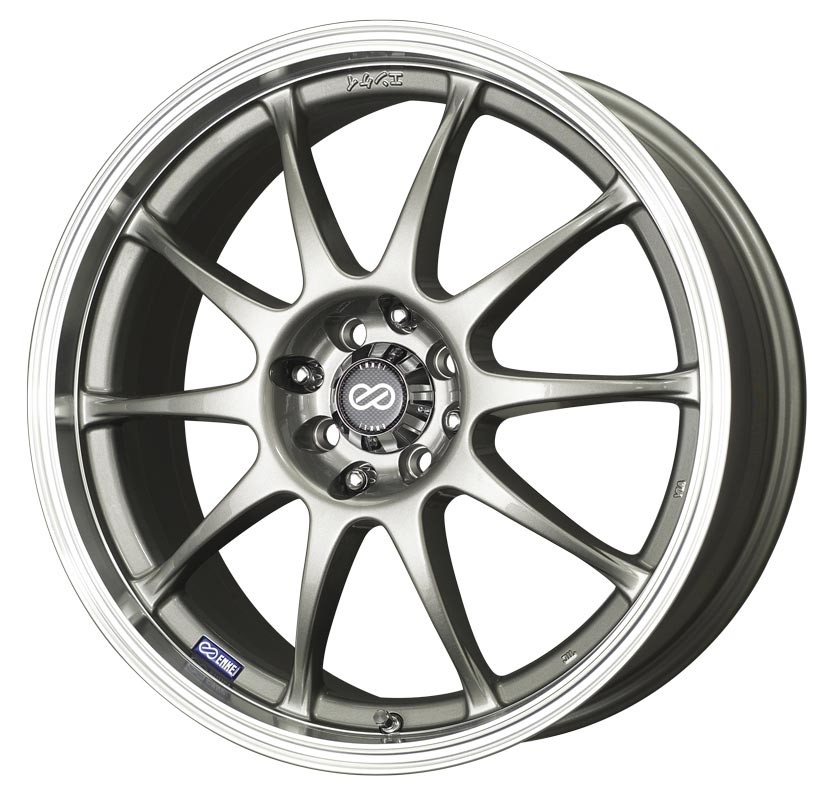 4 New 17x7 17x7 Enkei J10 Silver Wheel/Rim 4x100 4x114.3 4-100 4-100 17-7 ET42