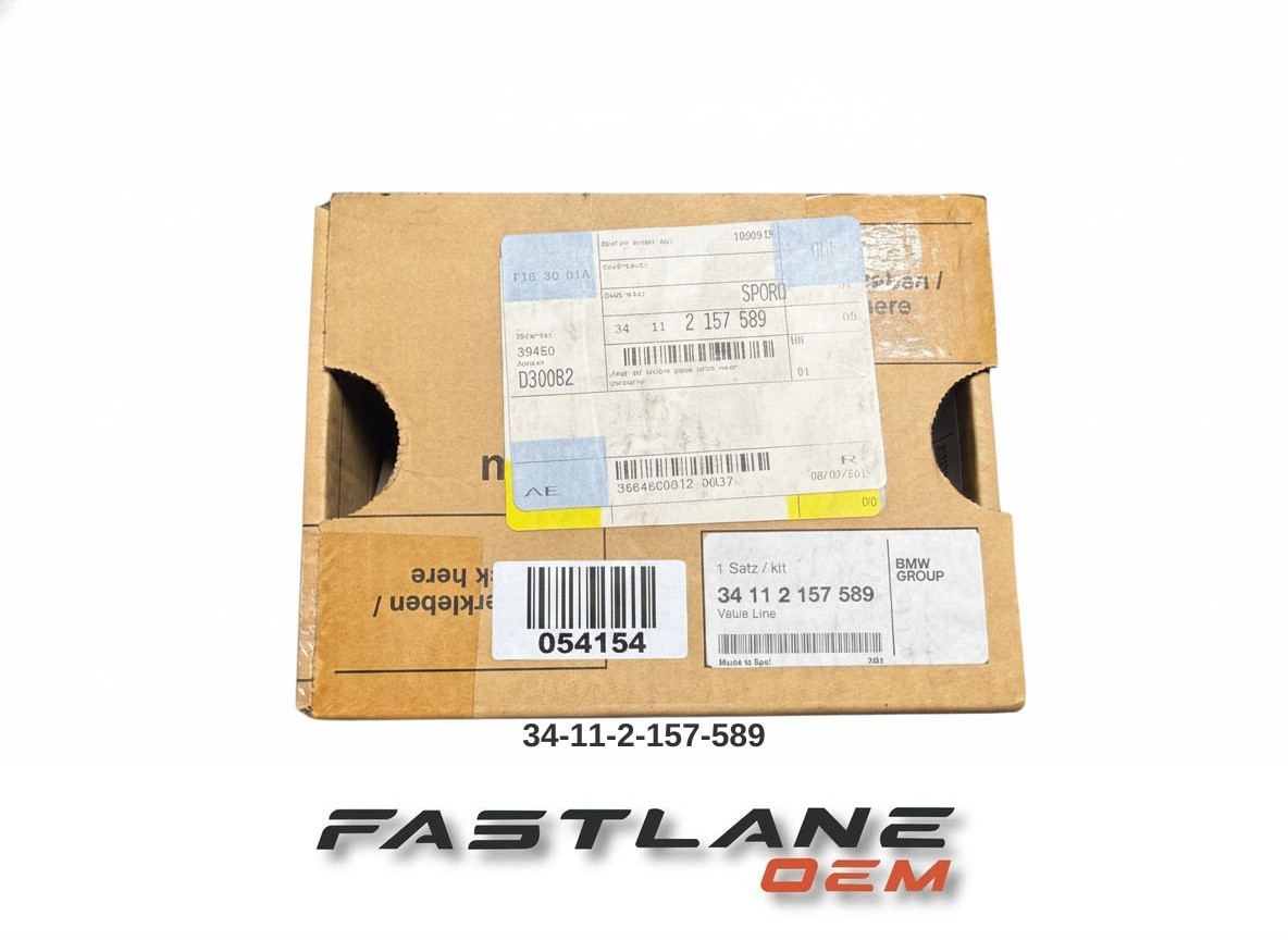 1997-2003 BMW 530i 540i Brake Pad Set 34-11-2-157-589 OEM 1997-2003 BMW 530i 540i Brake Pad Set 34-11-2-157-589 OEM
