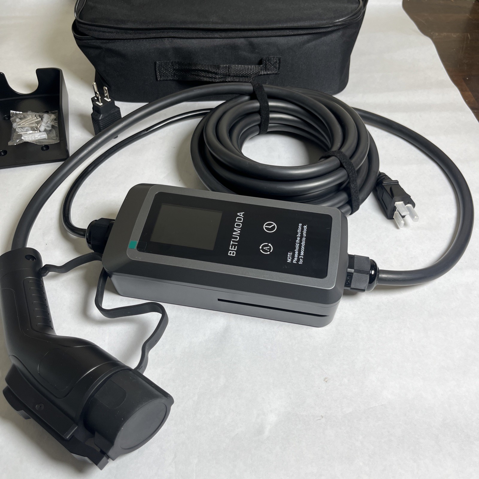 BETUMODA EV Charger Level 1&2 Mobile Charger, 16Amps, 110V-240V, BU-16A,-1 J1772