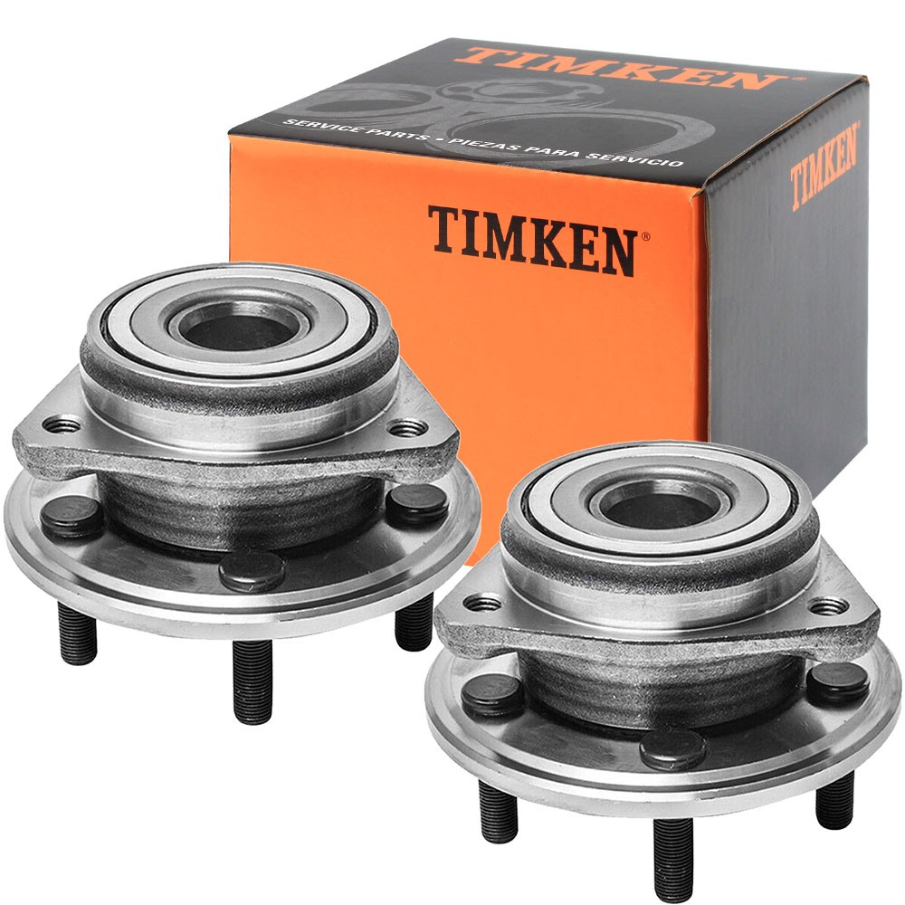TIMKEN Pair Front Wheel Bearing Hubs for Jeep Cherokee Wrangler TJ  2000 - 2006