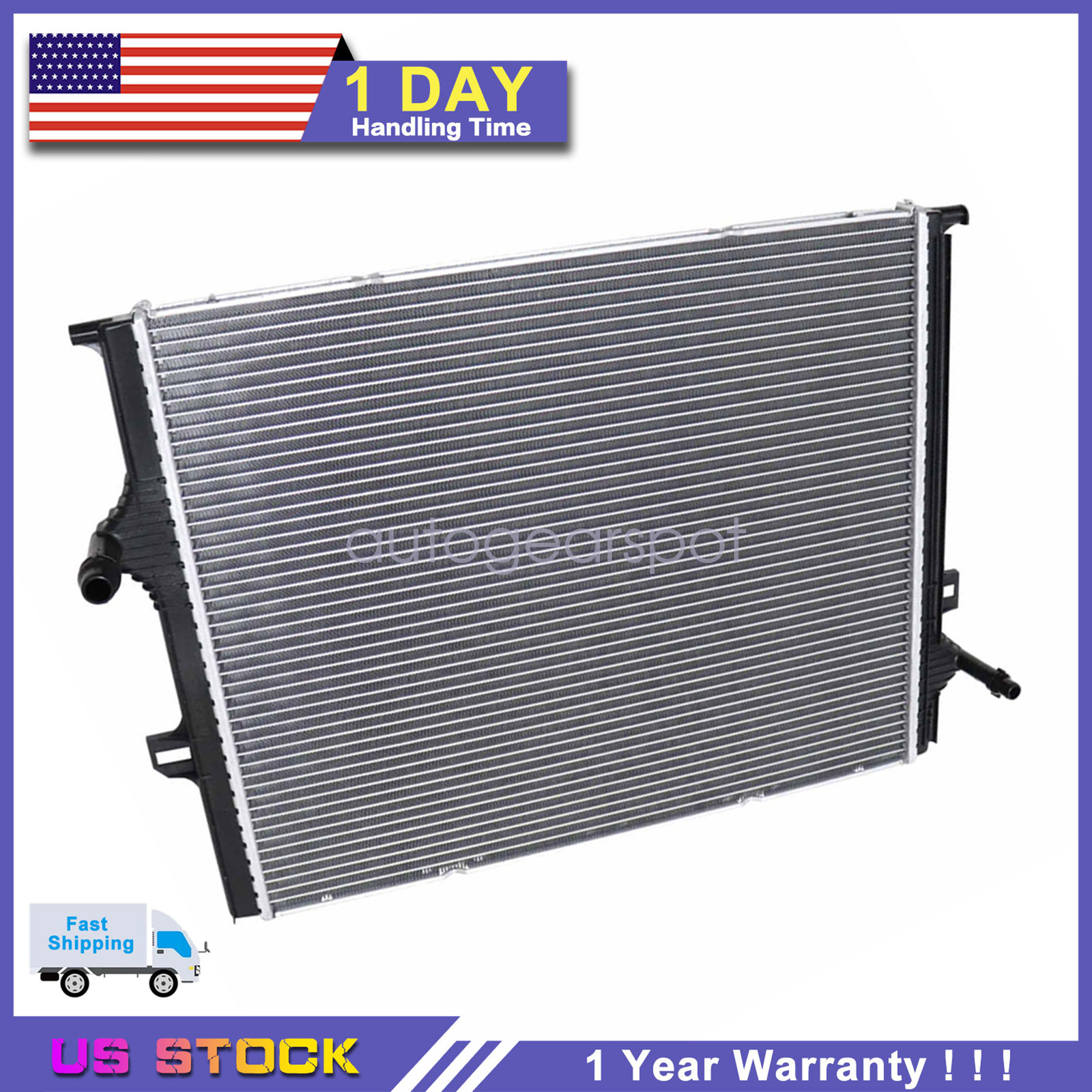 FOR BMW 2016-2021 Radiator Intercooler Cooling 17118741830 17118625430