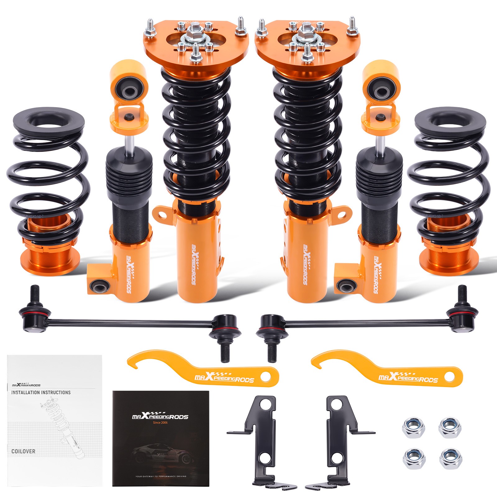 Coilover Shock+Springs Suspension Kit For Chevrolet Cobalt 2005-2010