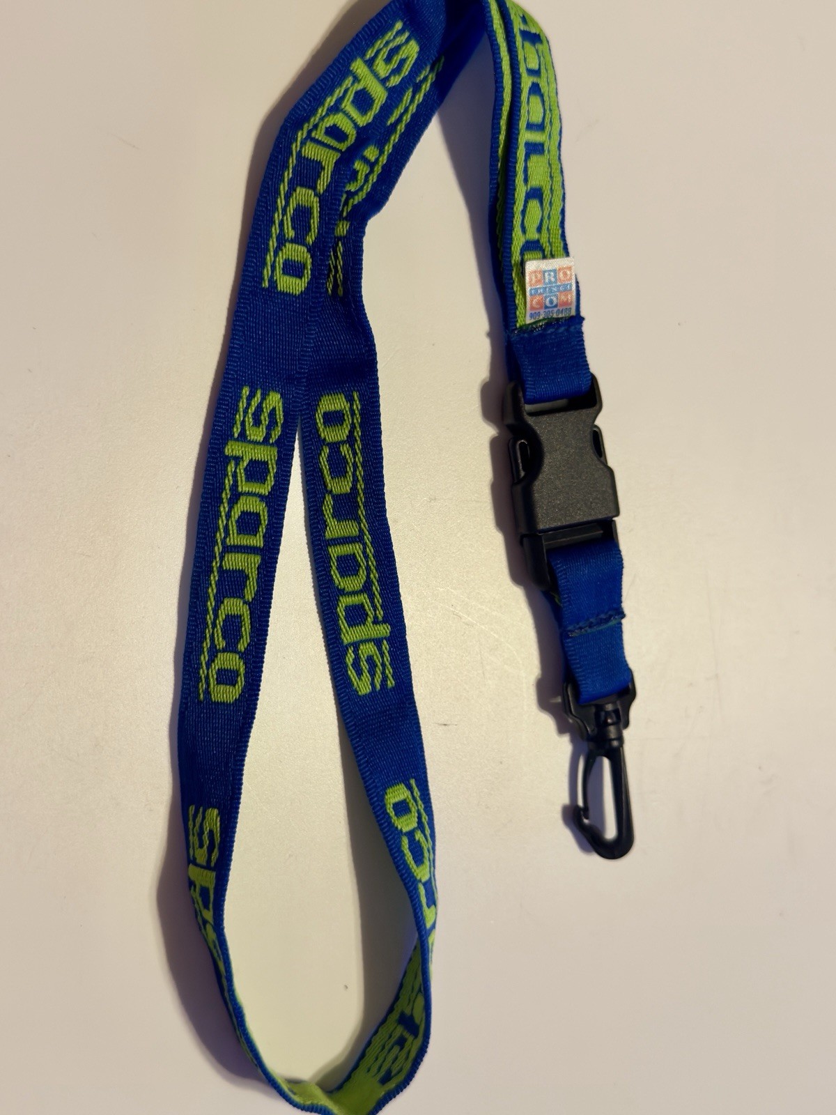 Vintage Sparco Official Lanyard Blue Green From Nopi Nationals 2003 In Atlanta Vintage Sparco Official Lanyard Blue Green From Nopi Nationals 2003 In Atlanta